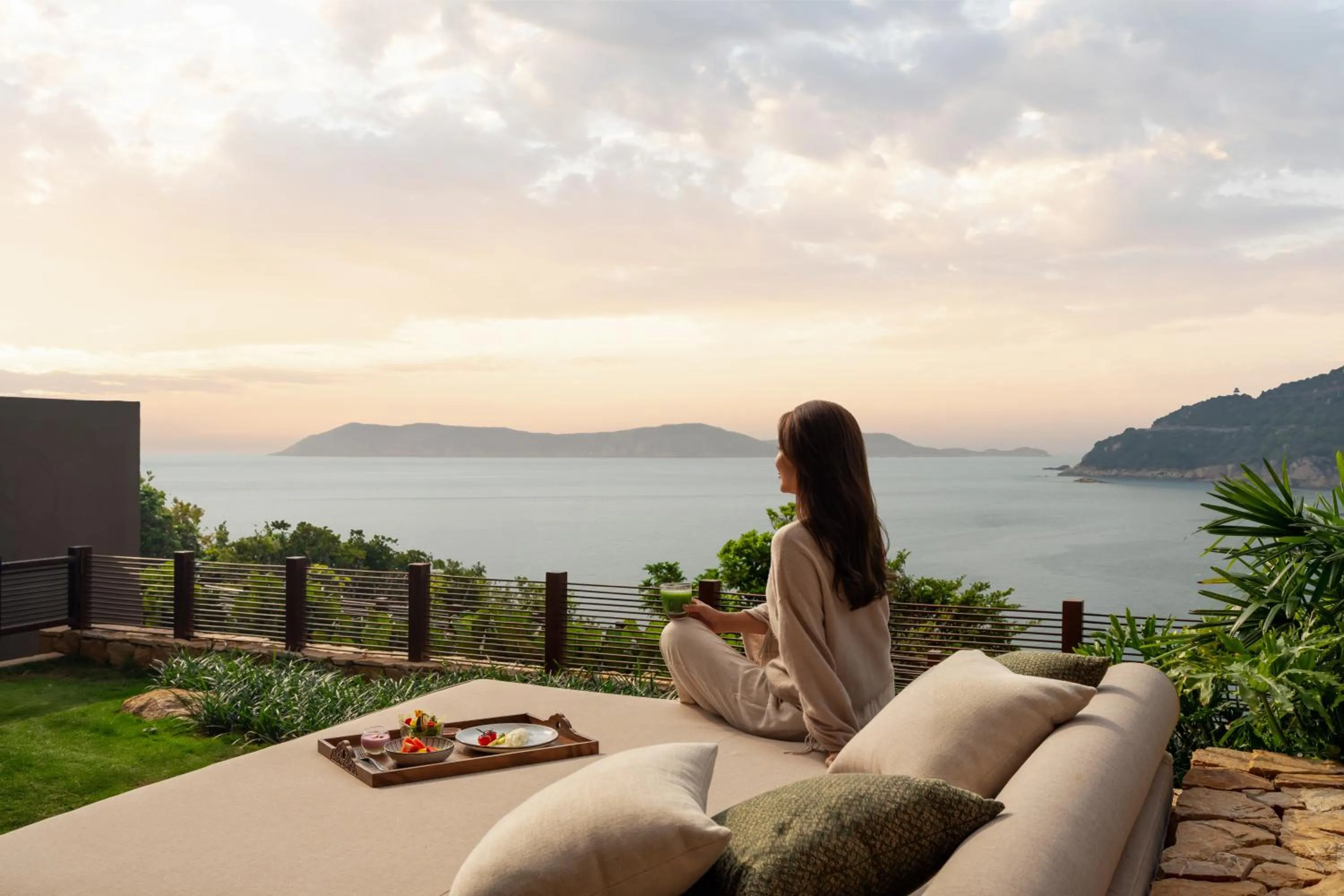 Inner courtyard view in Alila Dong'Ao Island Zhuhai