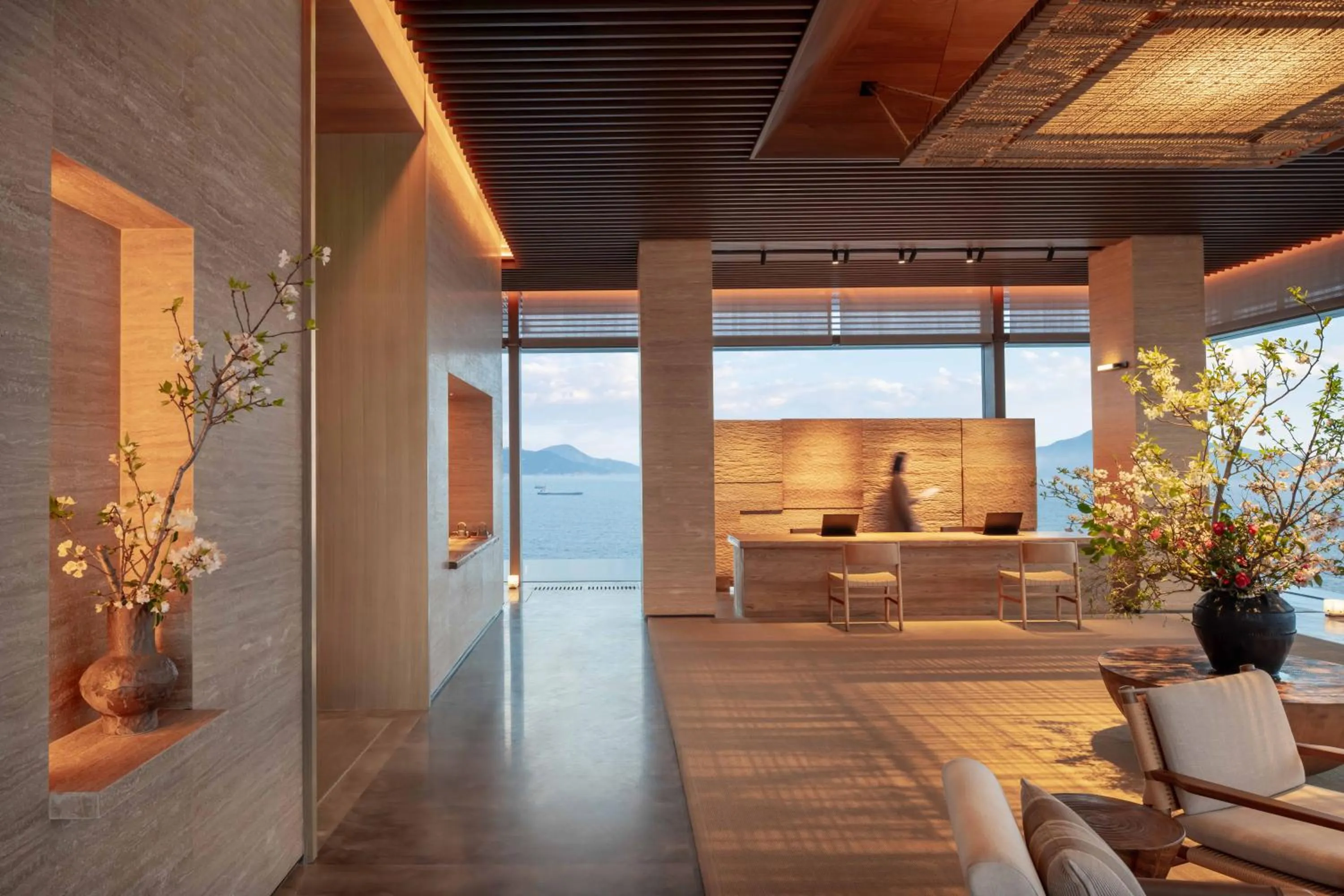 Lobby or reception in Alila Dong'Ao Island Zhuhai