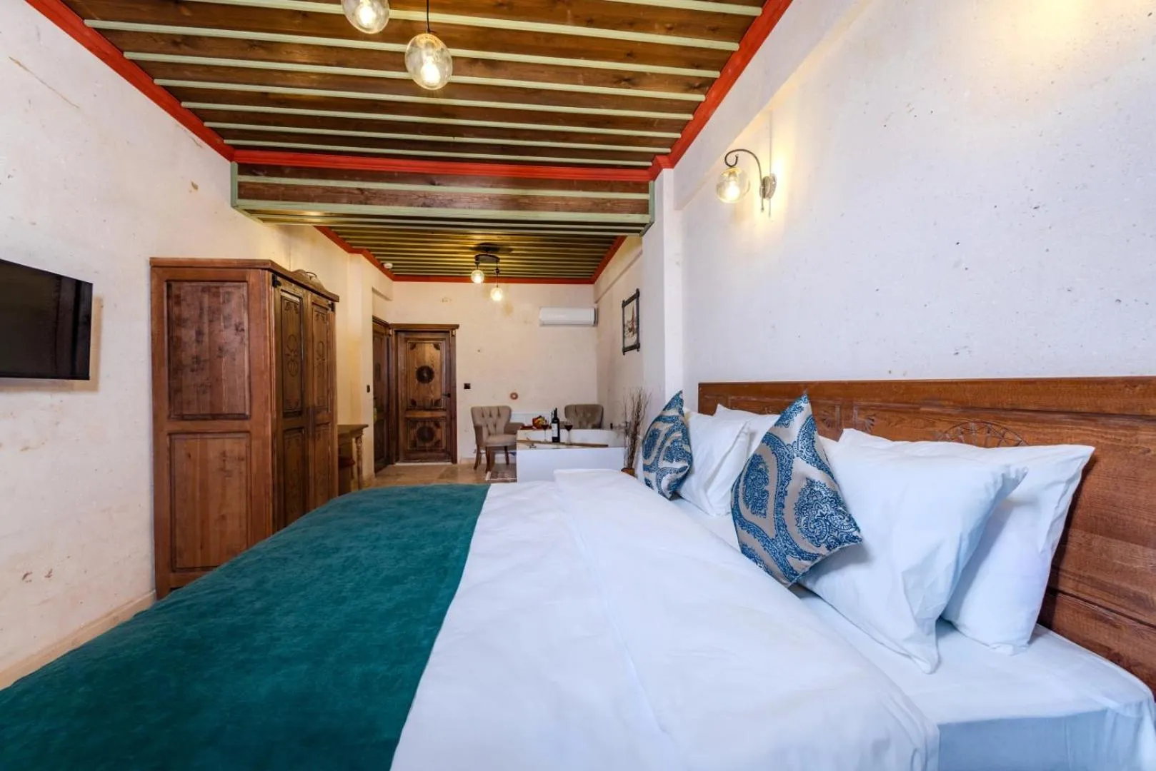 Bed in Mai Cappadocia Hotel