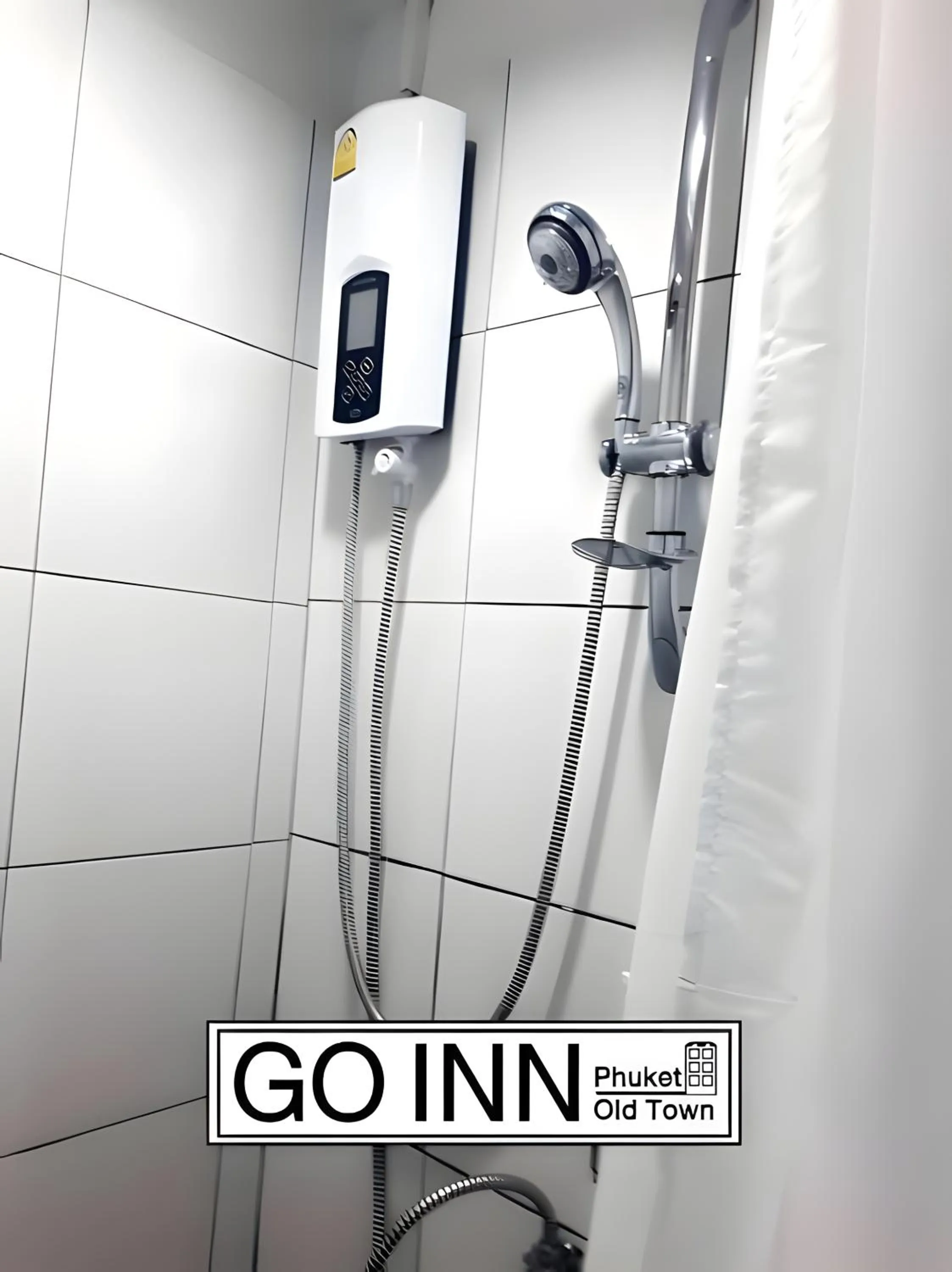 Shower in XX GO INN Phuket Patong Beach