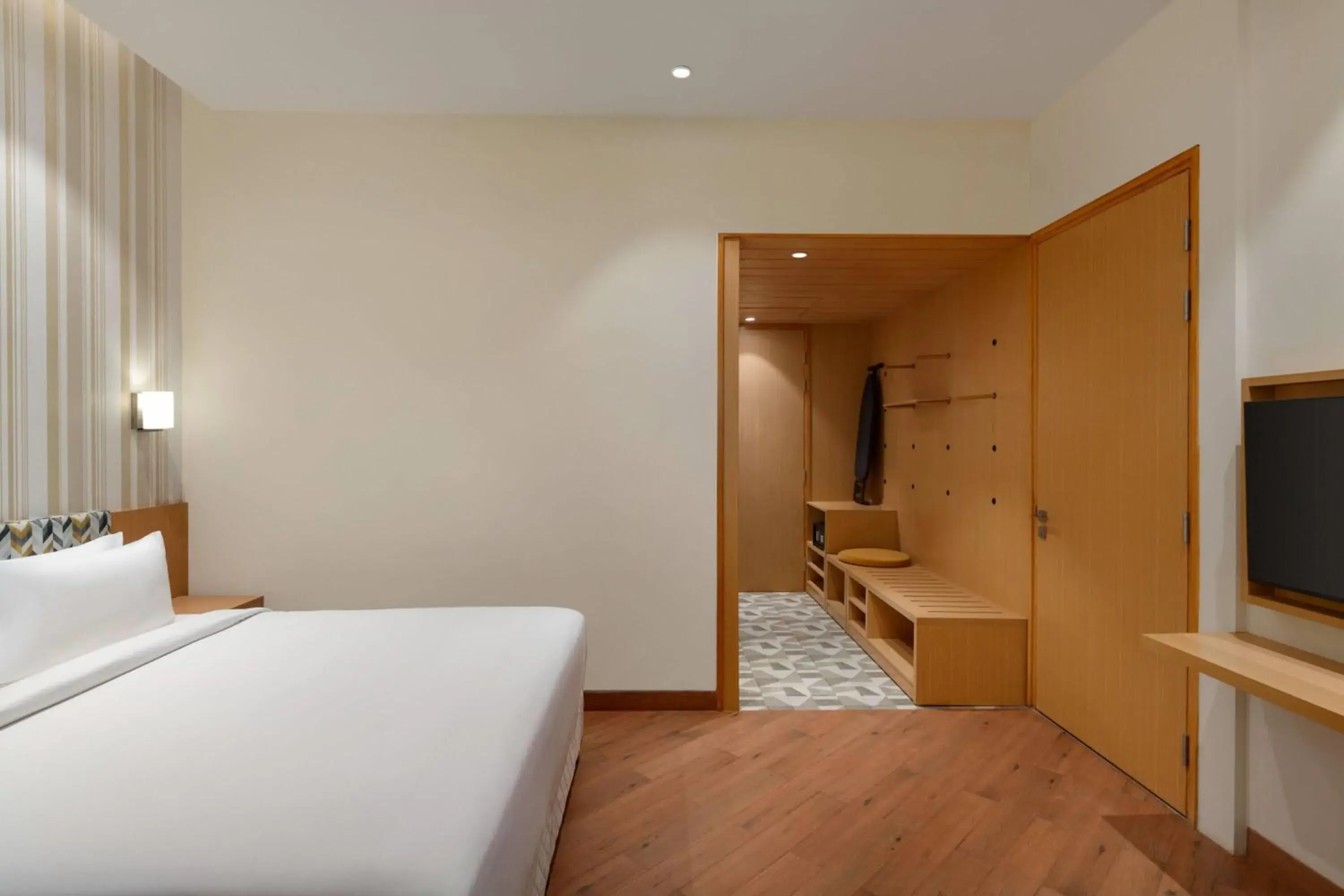 Photo of the whole room, Bed in Ramada Encore by Wyndham Lucknow Airport Photo of the whole room, Bed in Ramada Encore by Wyndham Lucknow Airport