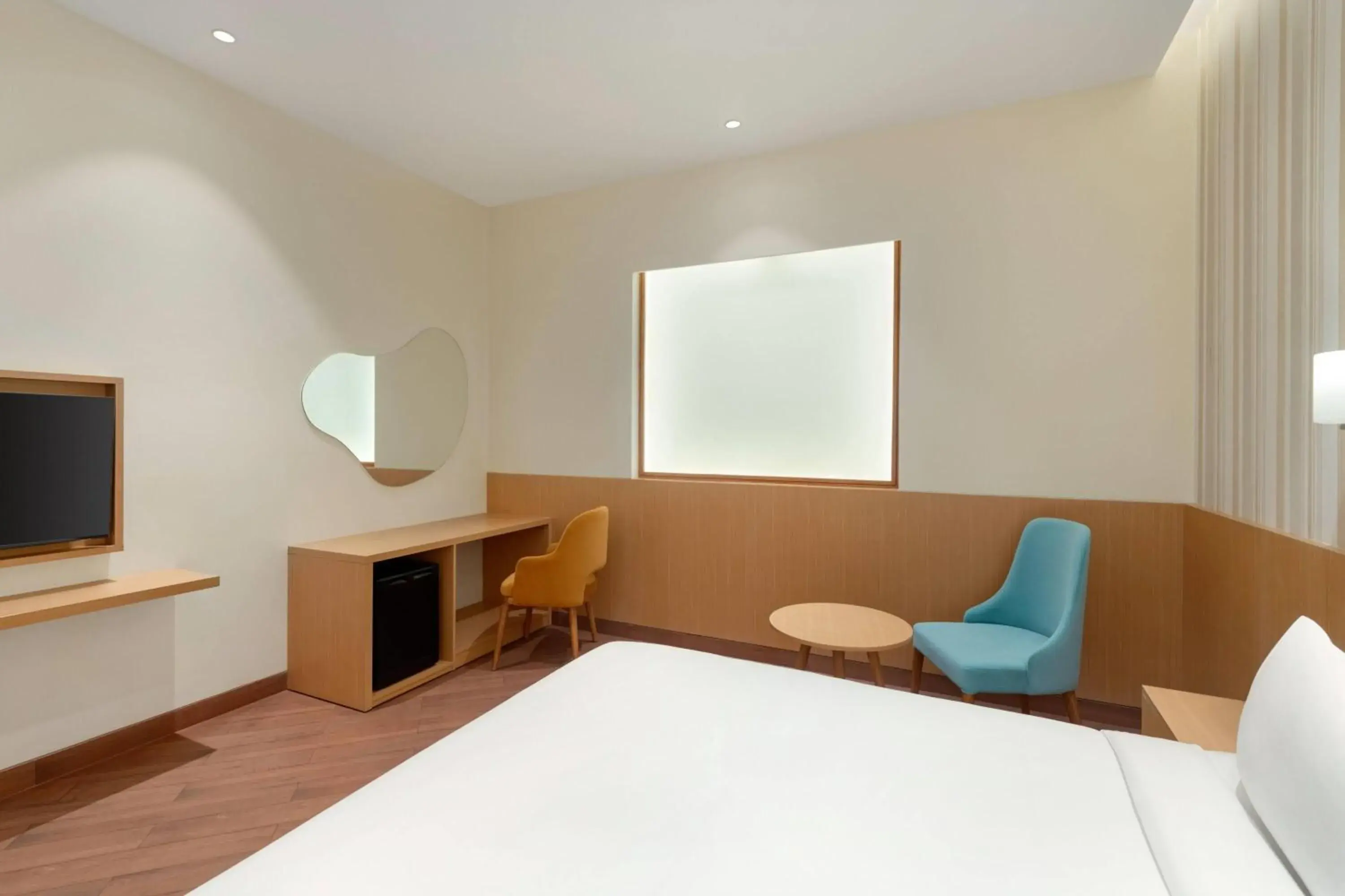 Photo of the whole room, Bed in Ramada Encore by Wyndham Lucknow Airport Photo of the whole room, Bed in Ramada Encore by Wyndham Lucknow Airport