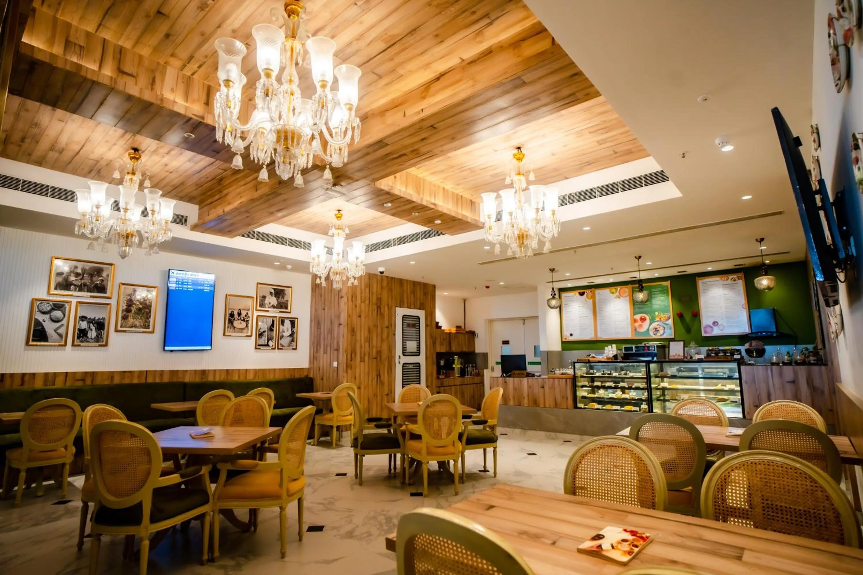 Seating area in Ramada Encore by Wyndham Lucknow Airport