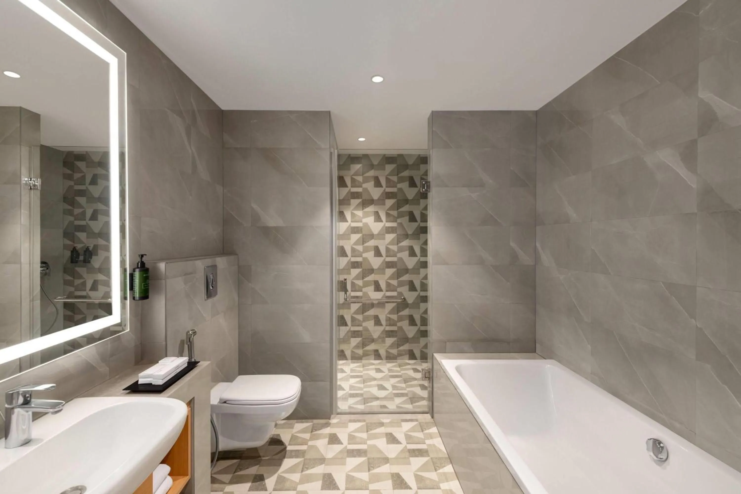 Bathroom in Ramada Encore by Wyndham Lucknow Airport