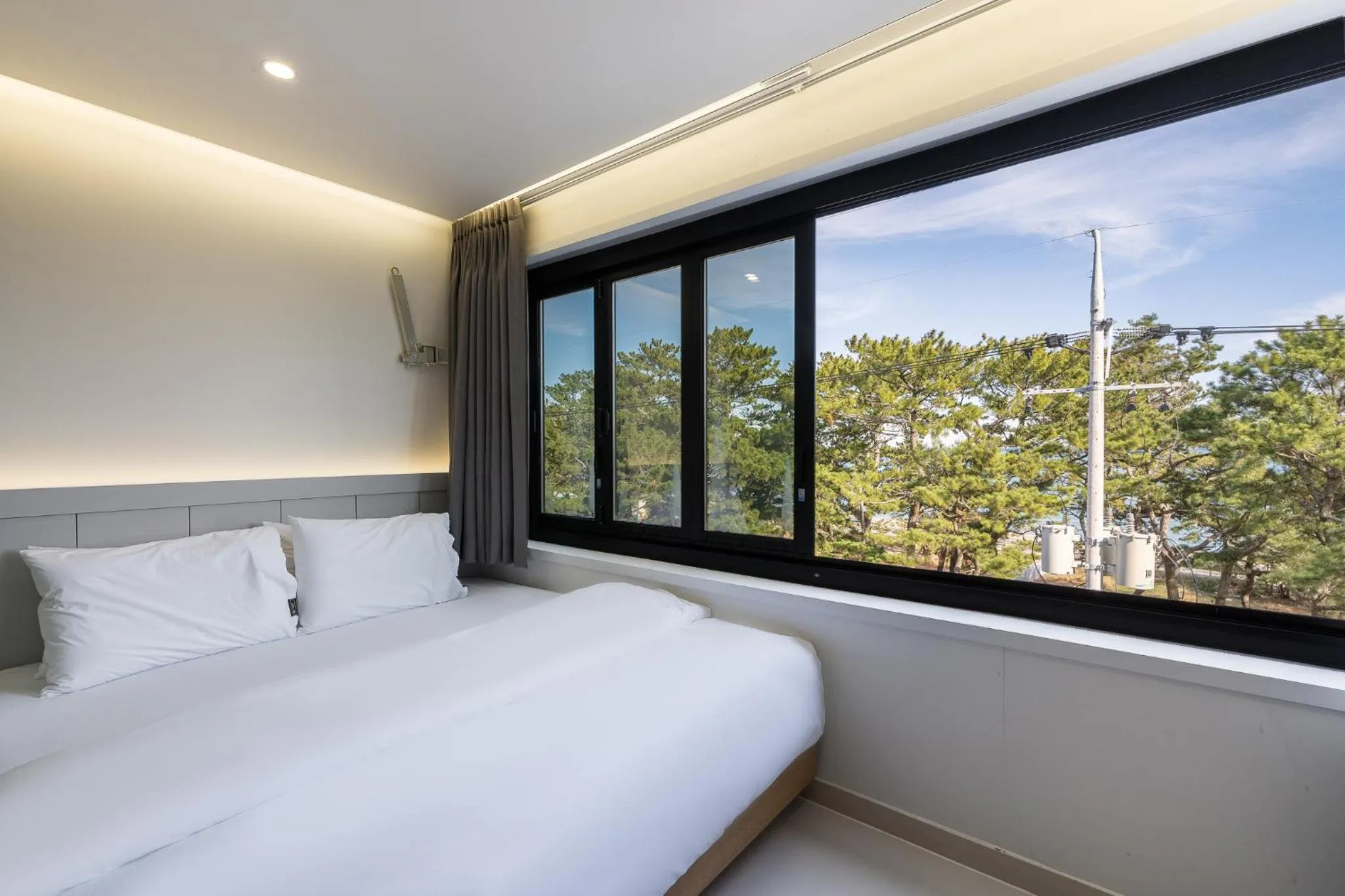Bed in From H Brown Dot Hotel Gyeongju Yangnam