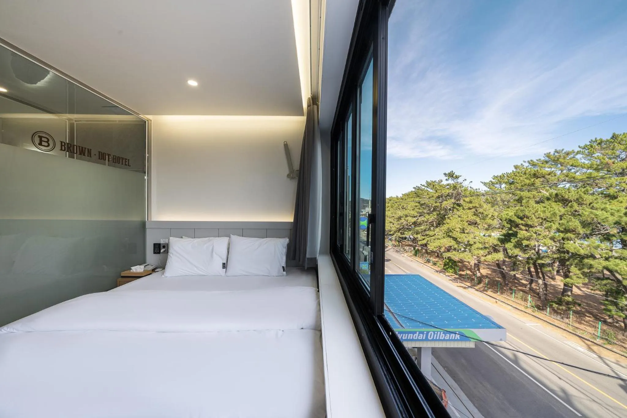 Bed in From H Brown Dot Hotel Gyeongju Yangnam