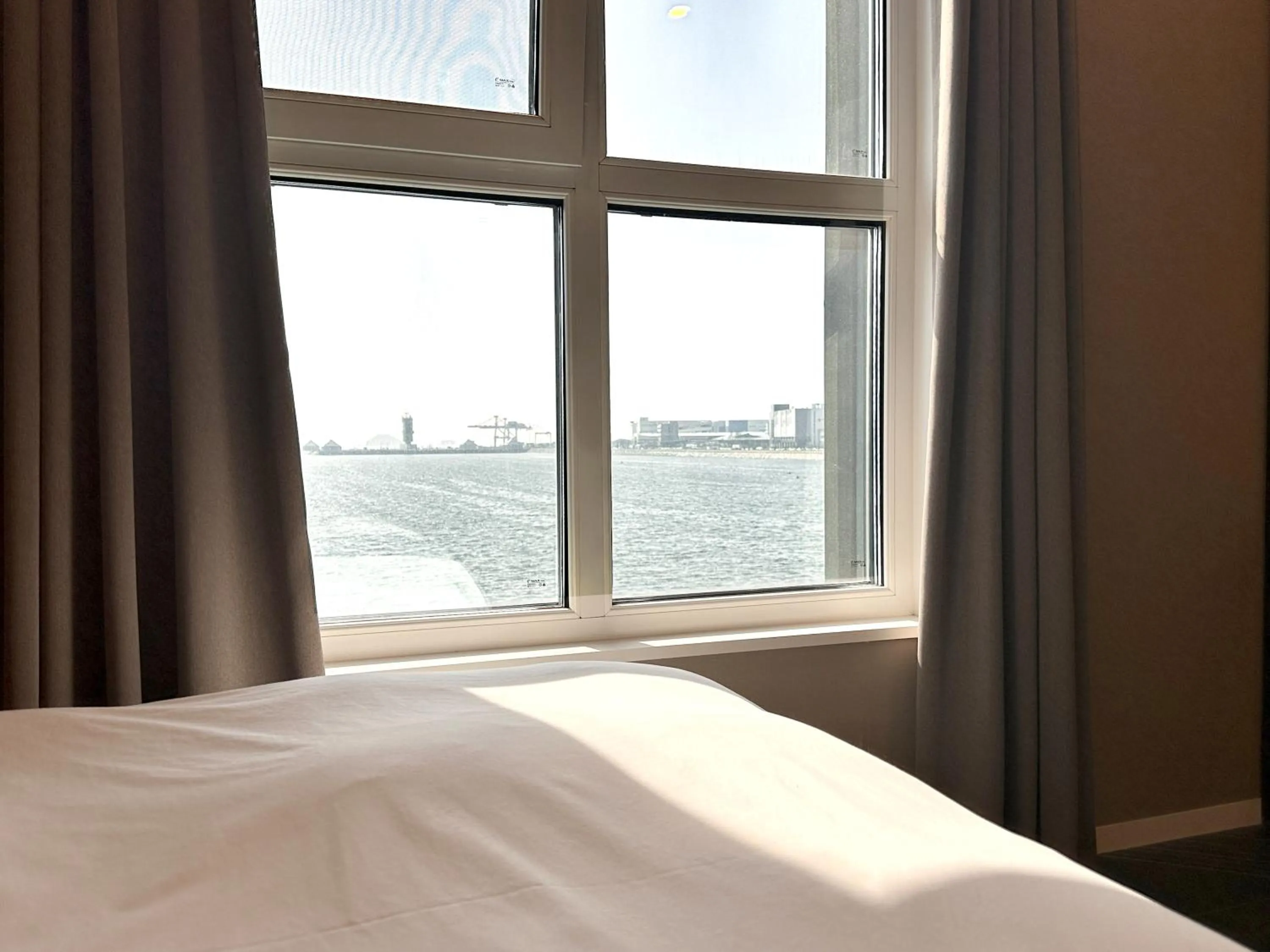 Bed in Restia Incheon Bay Hotel