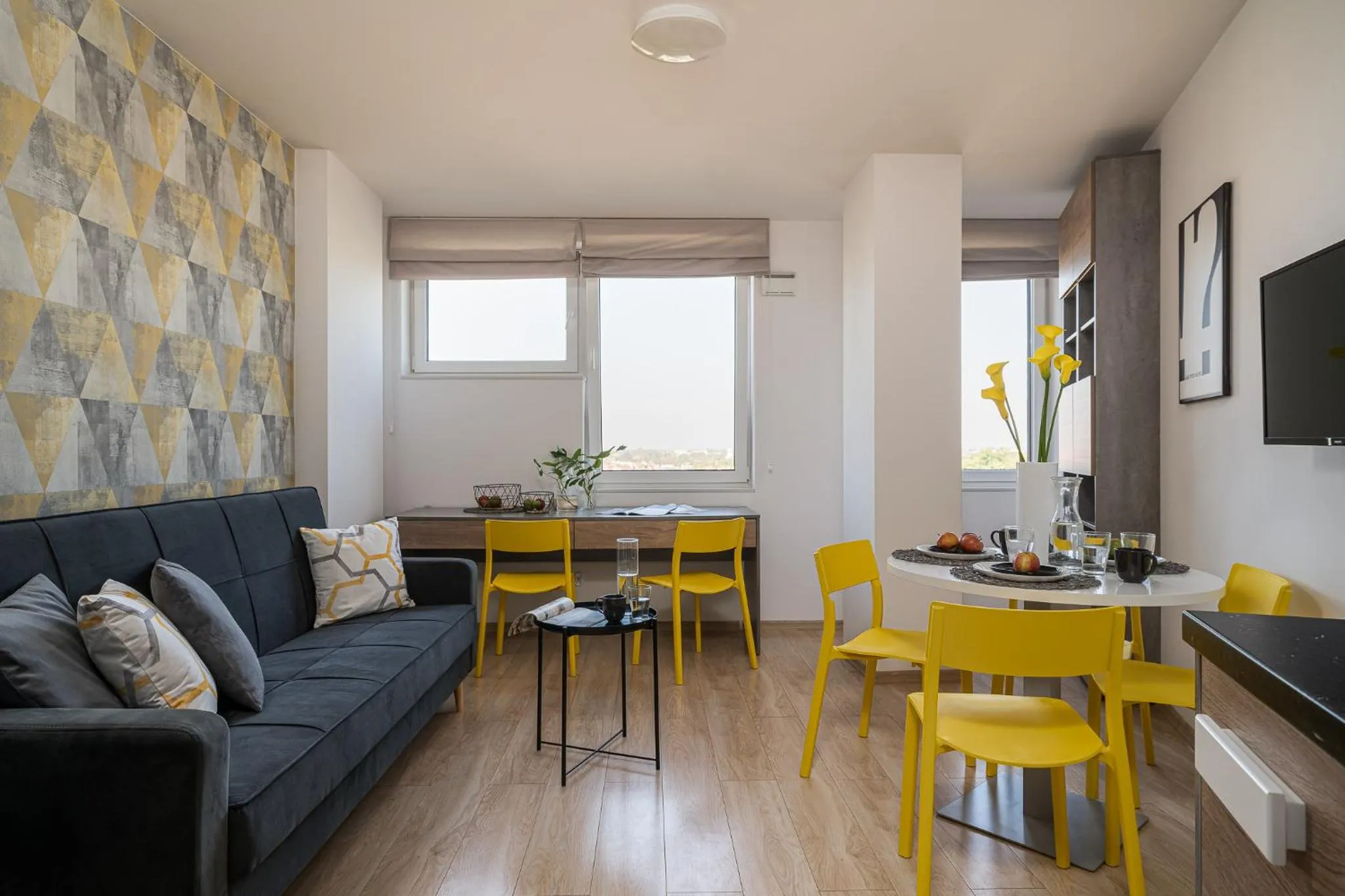 Living room in Starter 24 Wrocław