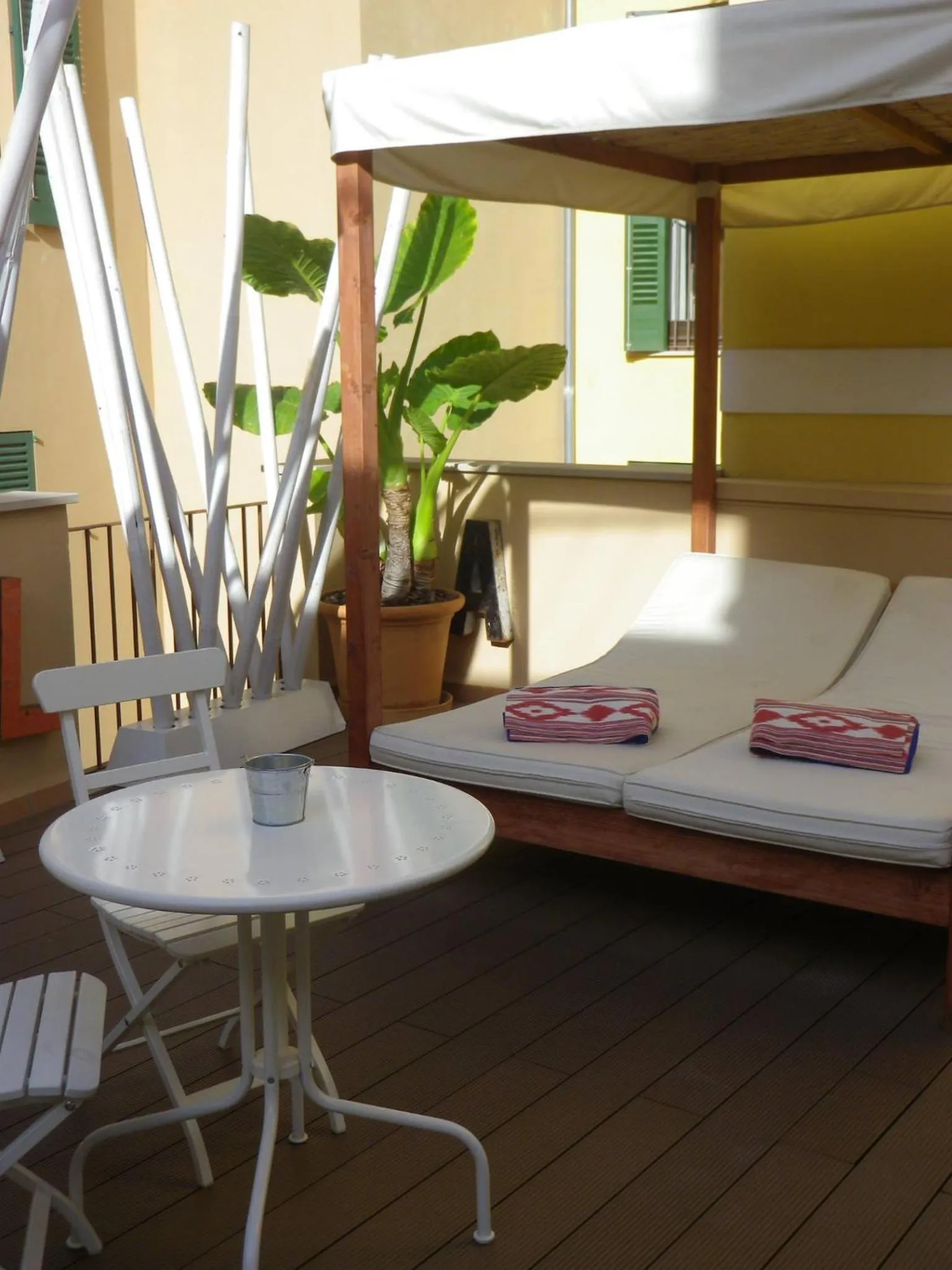 Balcony/Terrace, Bed in Can Blau Homes Turismo de Interior