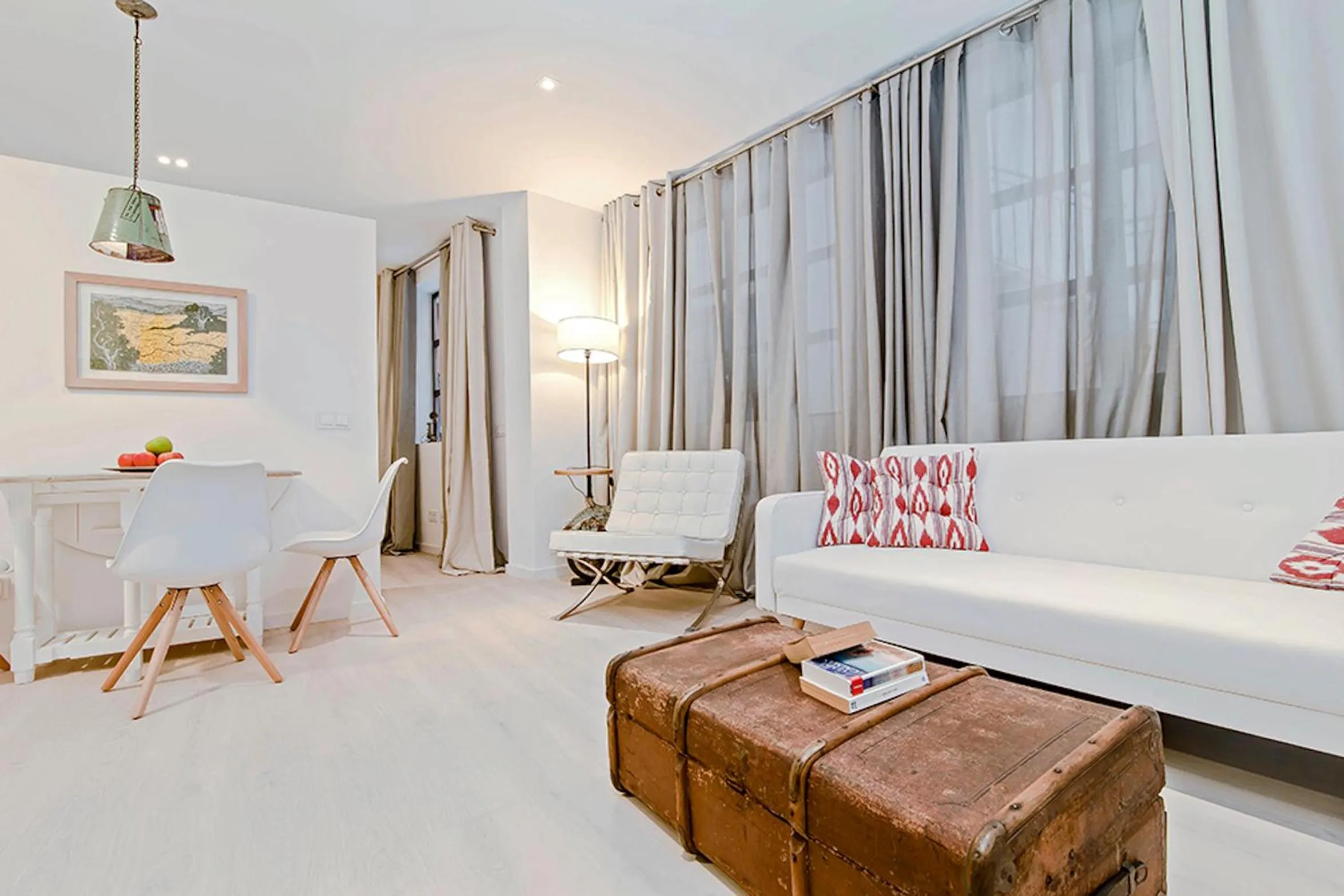 Living room, Bed in Can Blau Homes Turismo de Interior