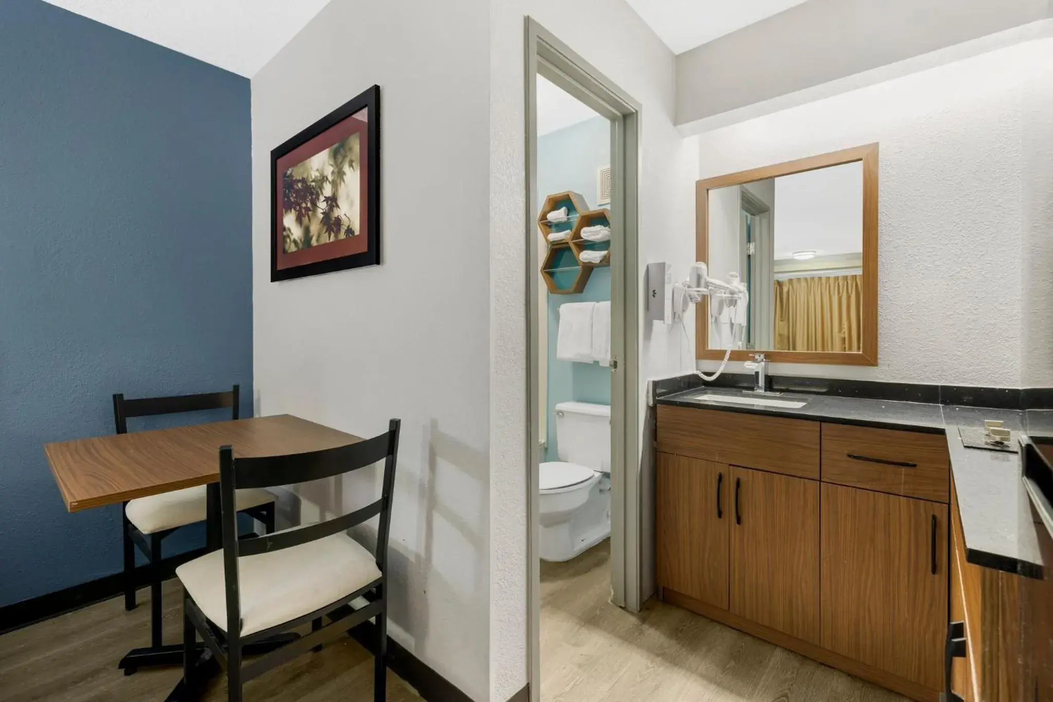 Photo of the whole room in HomeTowne Studios by Red Roof Buffalo - Niagara Airport Photo of the whole room in HomeTowne Studios by Red Roof Buffalo - Niagara Airport