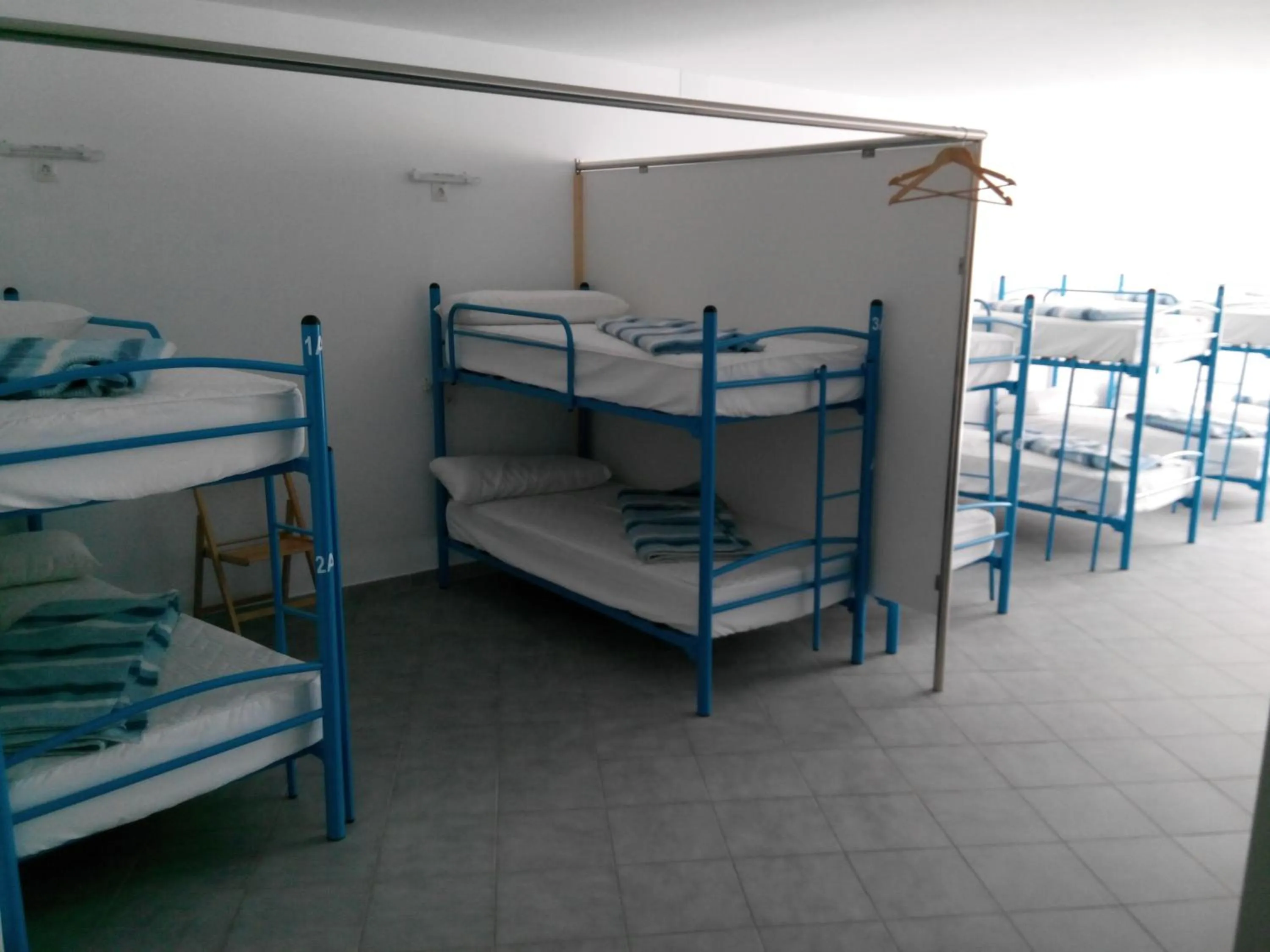 Decorative detail, Bed in Albergue @ Muxia