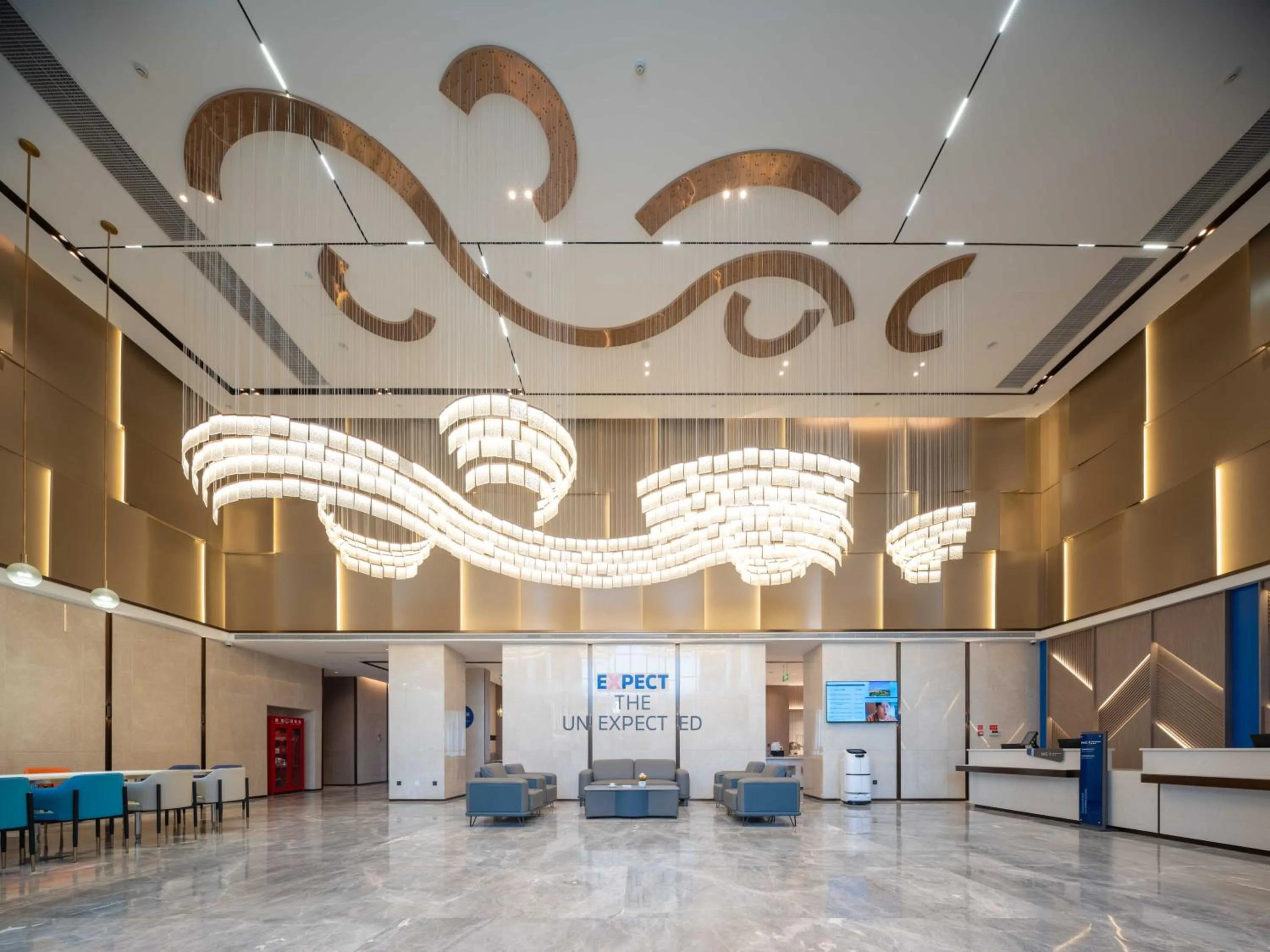 Lobby or reception in Holiday Inn Express Turpan, an IHG Hotel