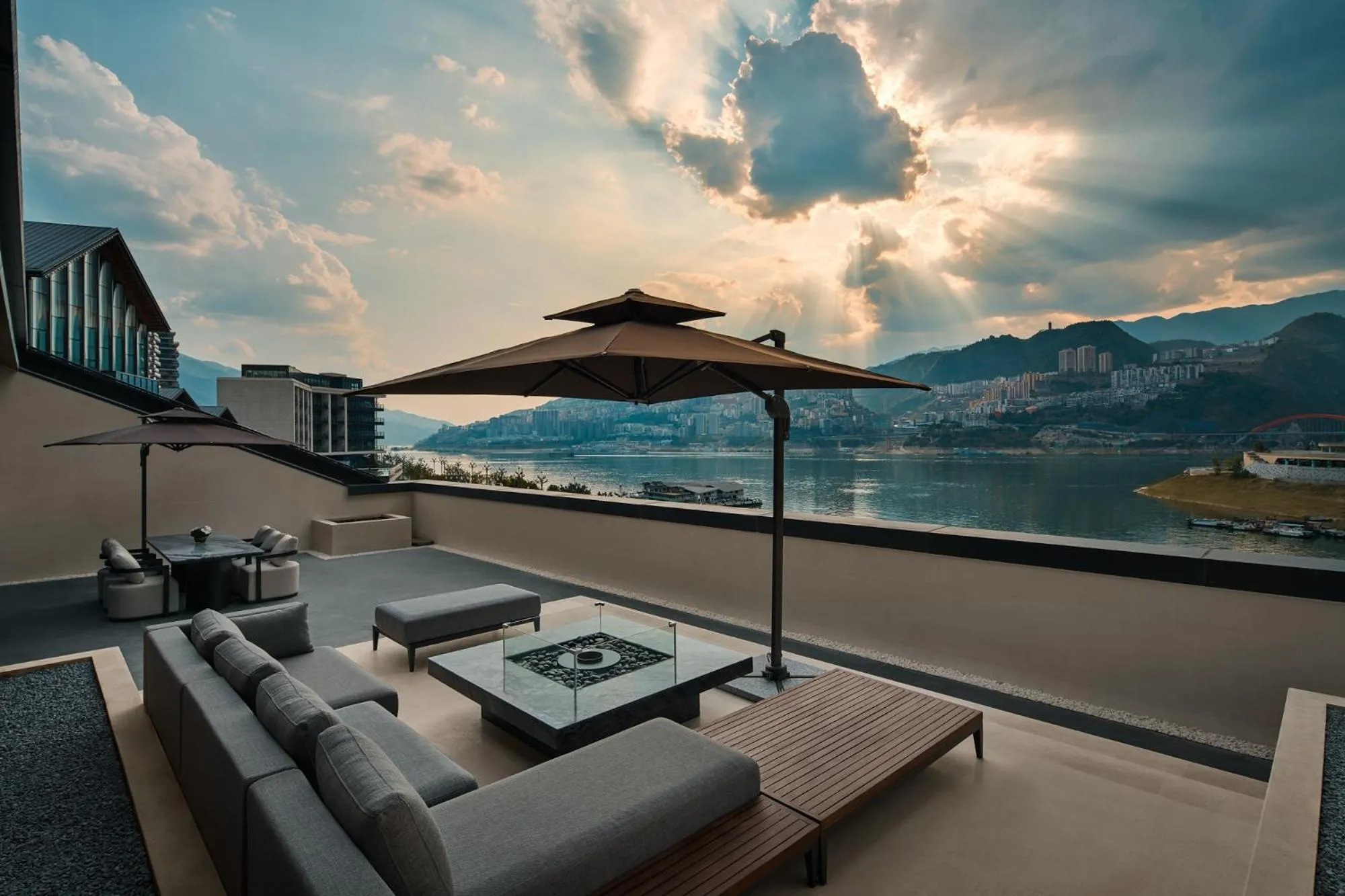 View (from property/room) in HUALUXE Hotels and Resorts Chongqing Wushan by IHG