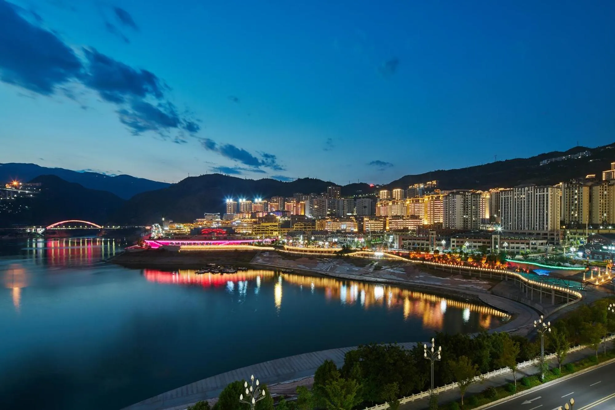 View (from property/room) in HUALUXE Hotels and Resorts Chongqing Wushan by IHG