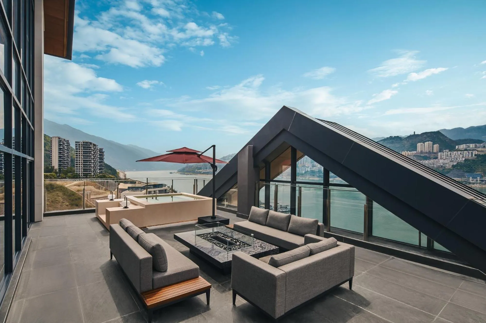 View (from property/room) in HUALUXE Hotels and Resorts Chongqing Wushan by IHG