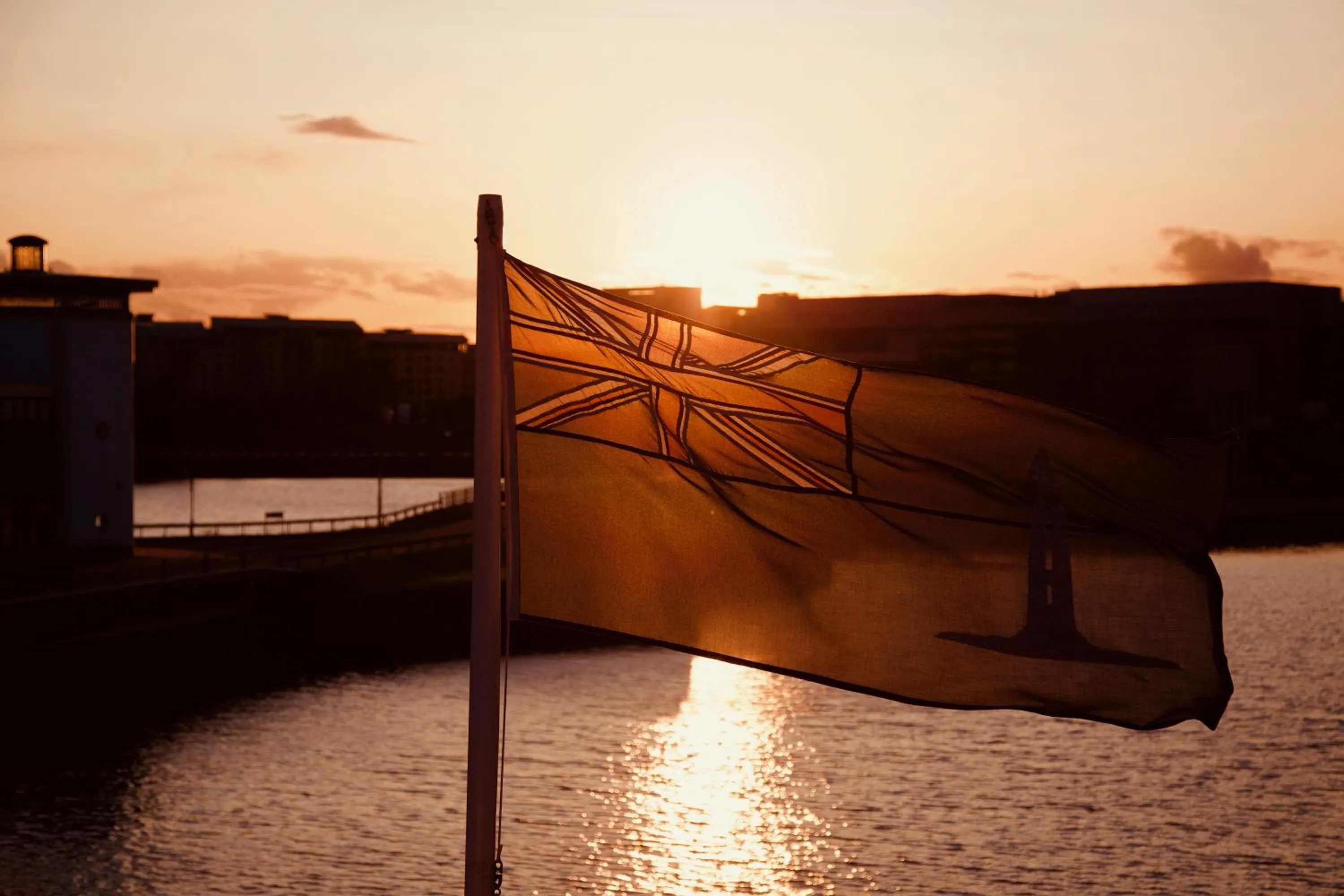 Sunset in Fingal Hotel