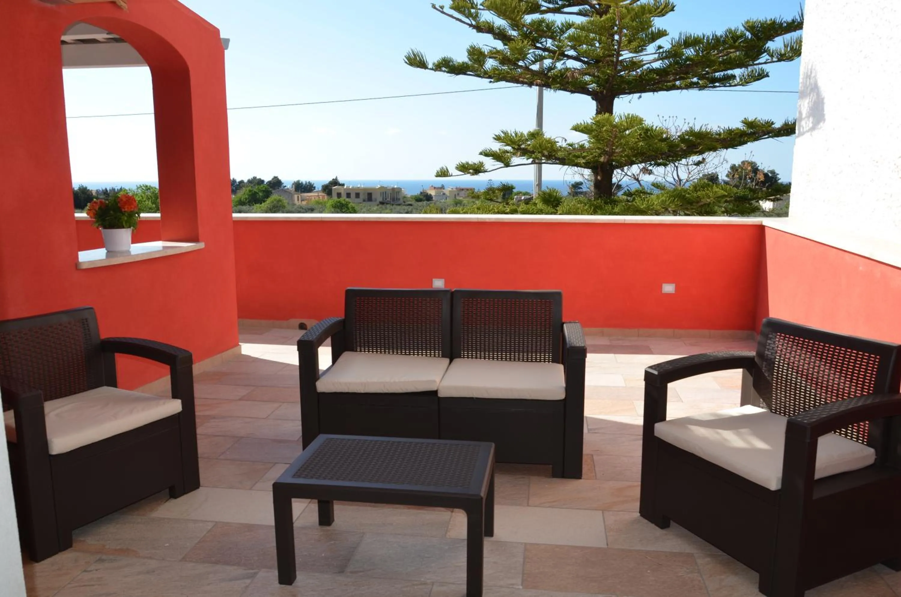 Balcony/Terrace in B&B Albatros