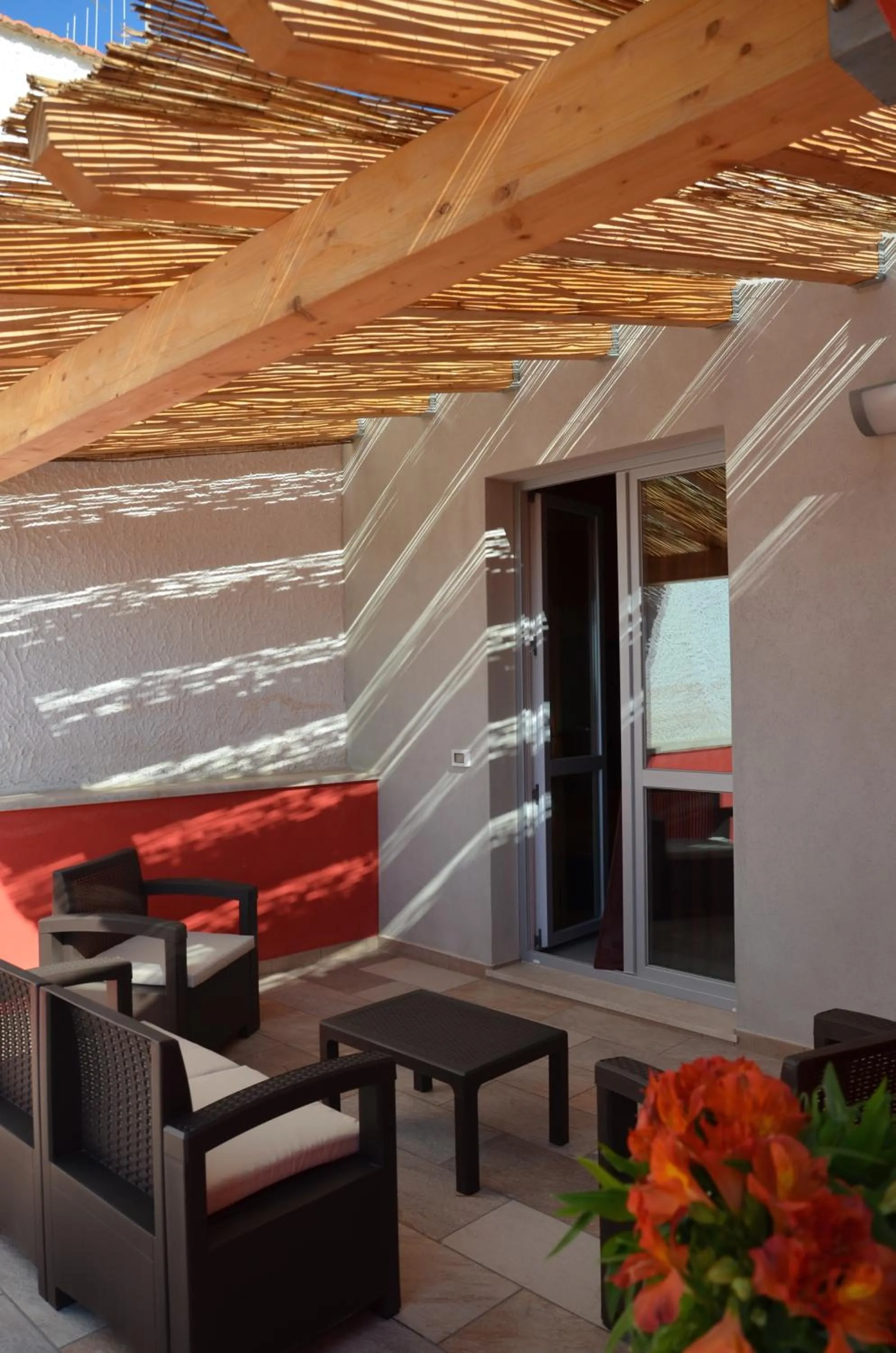 Balcony/Terrace in B&B Albatros