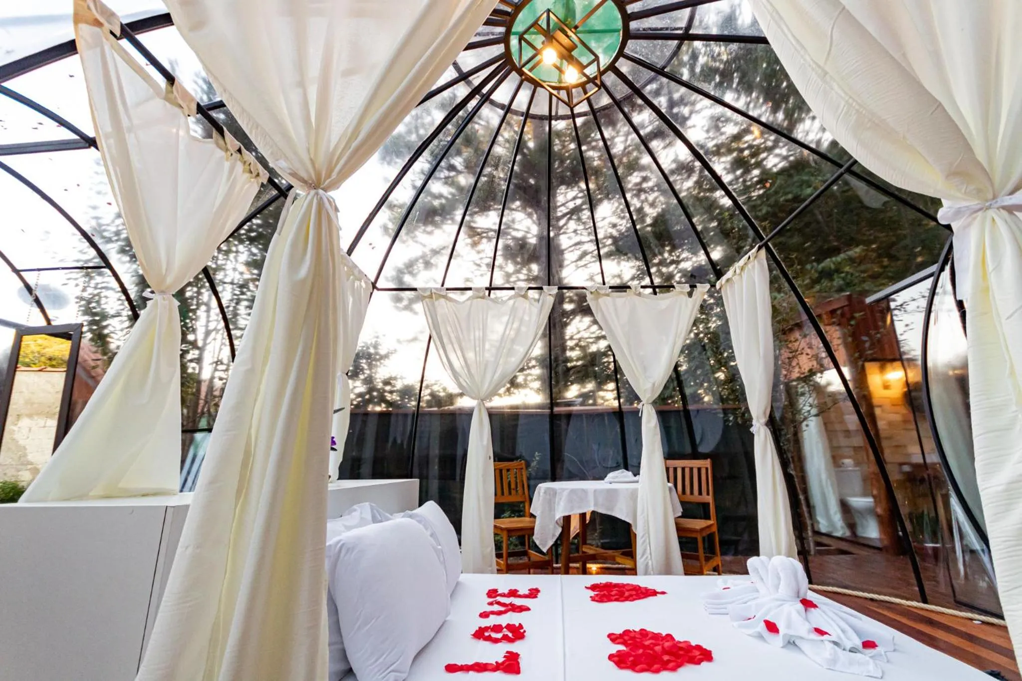 Bed in Pousada Chale Luiz