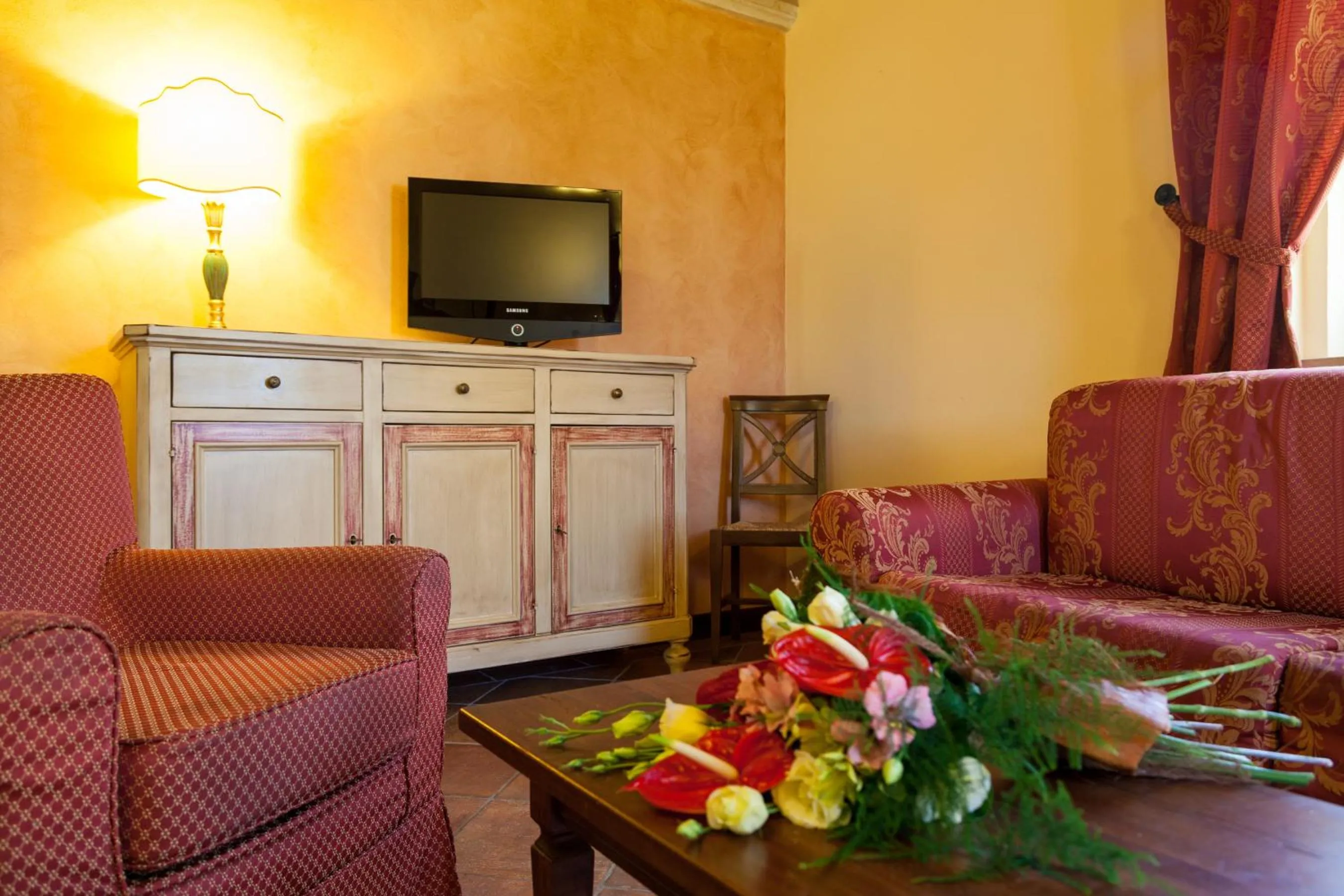 Living room in Villa Borri