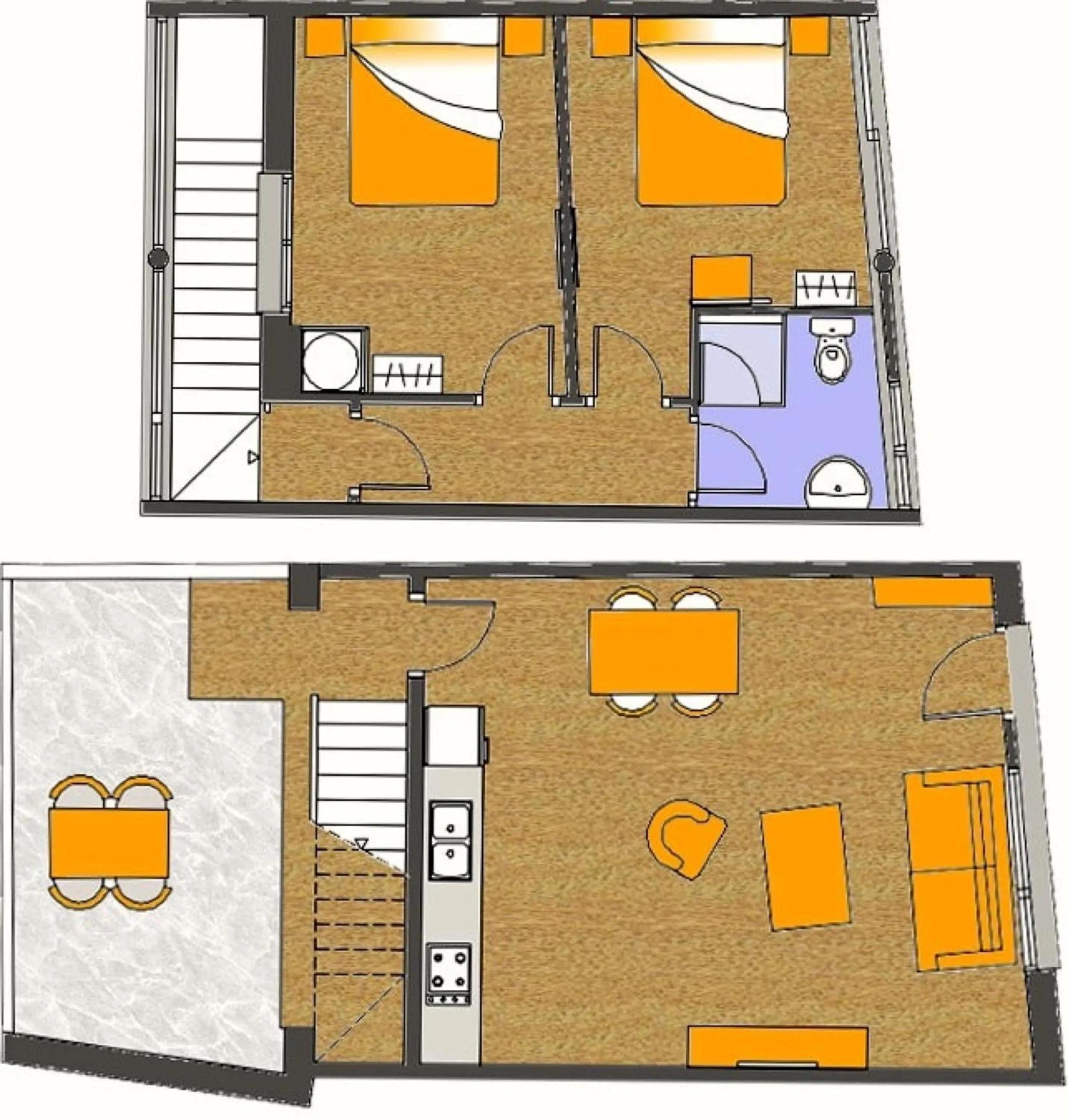 Floor plan in Petit Pals
