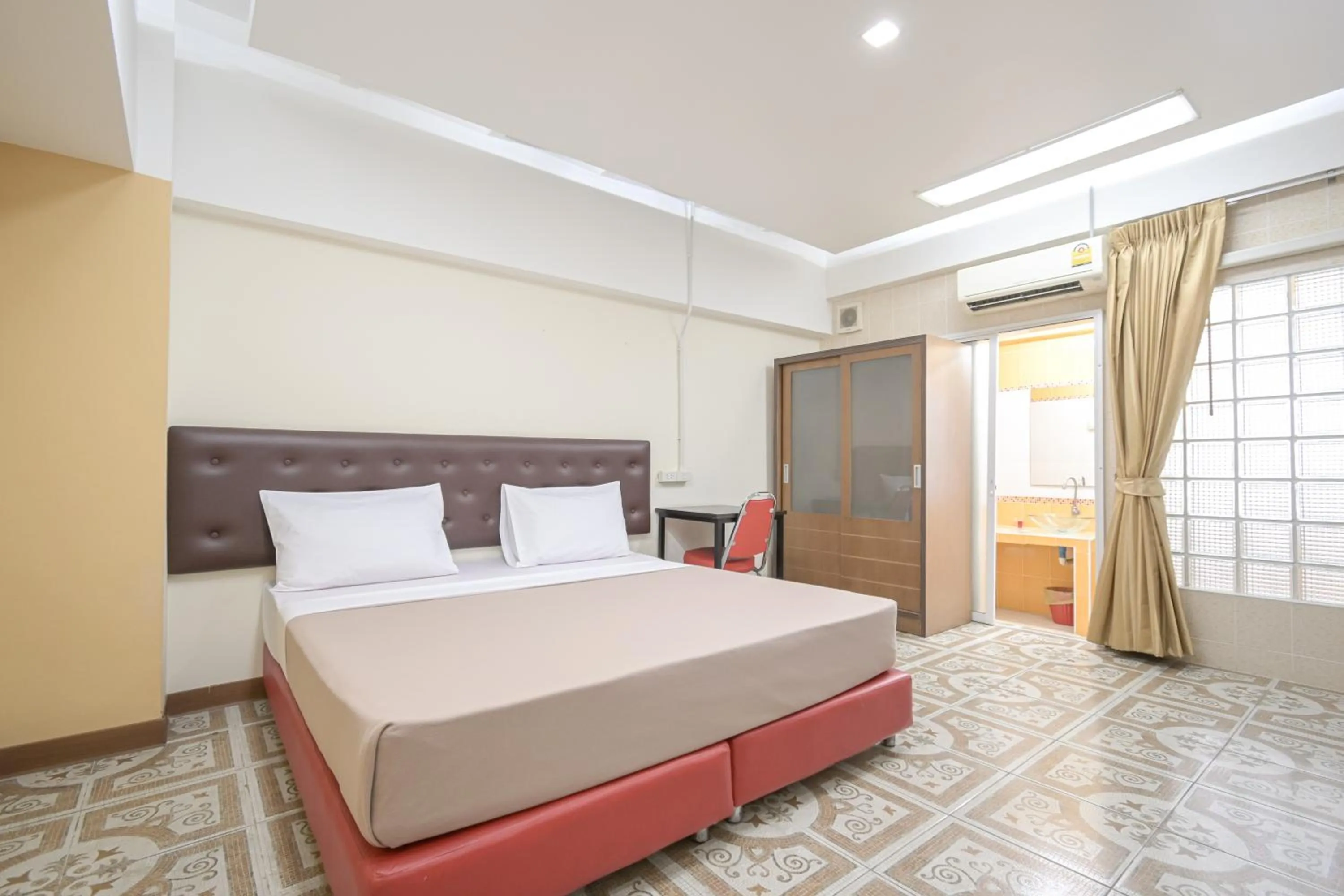 Bed in AC Habitat Bangkok