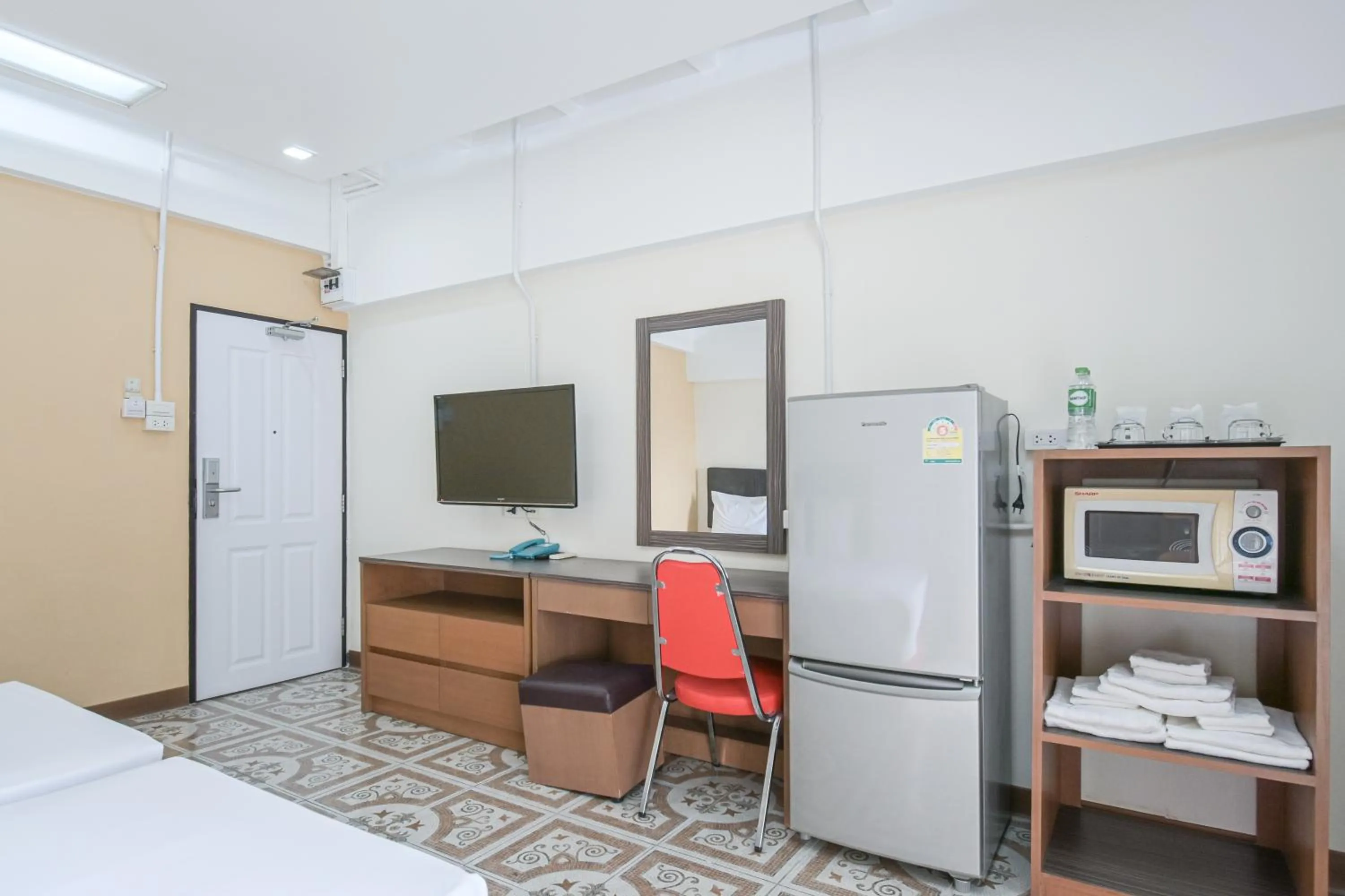 Bed in AC Habitat Bangkok