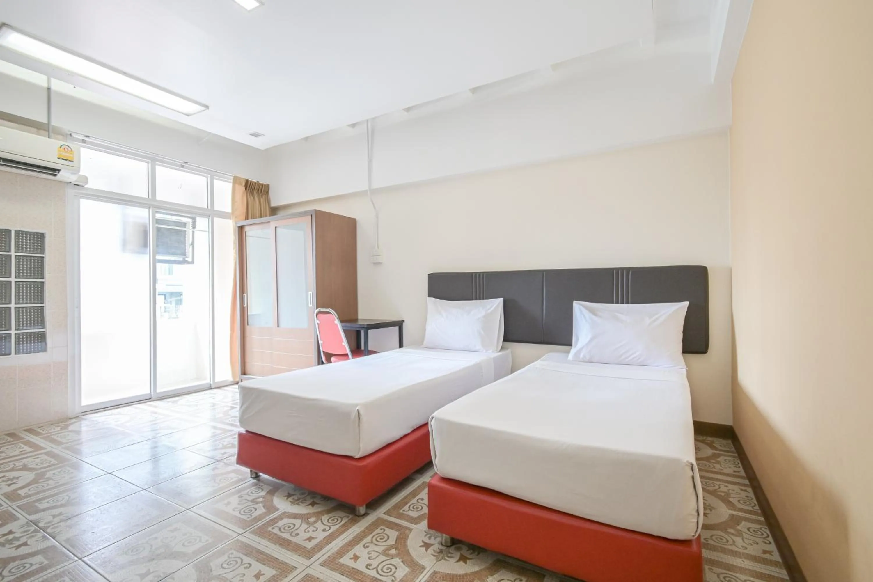 Bed in AC Habitat Bangkok