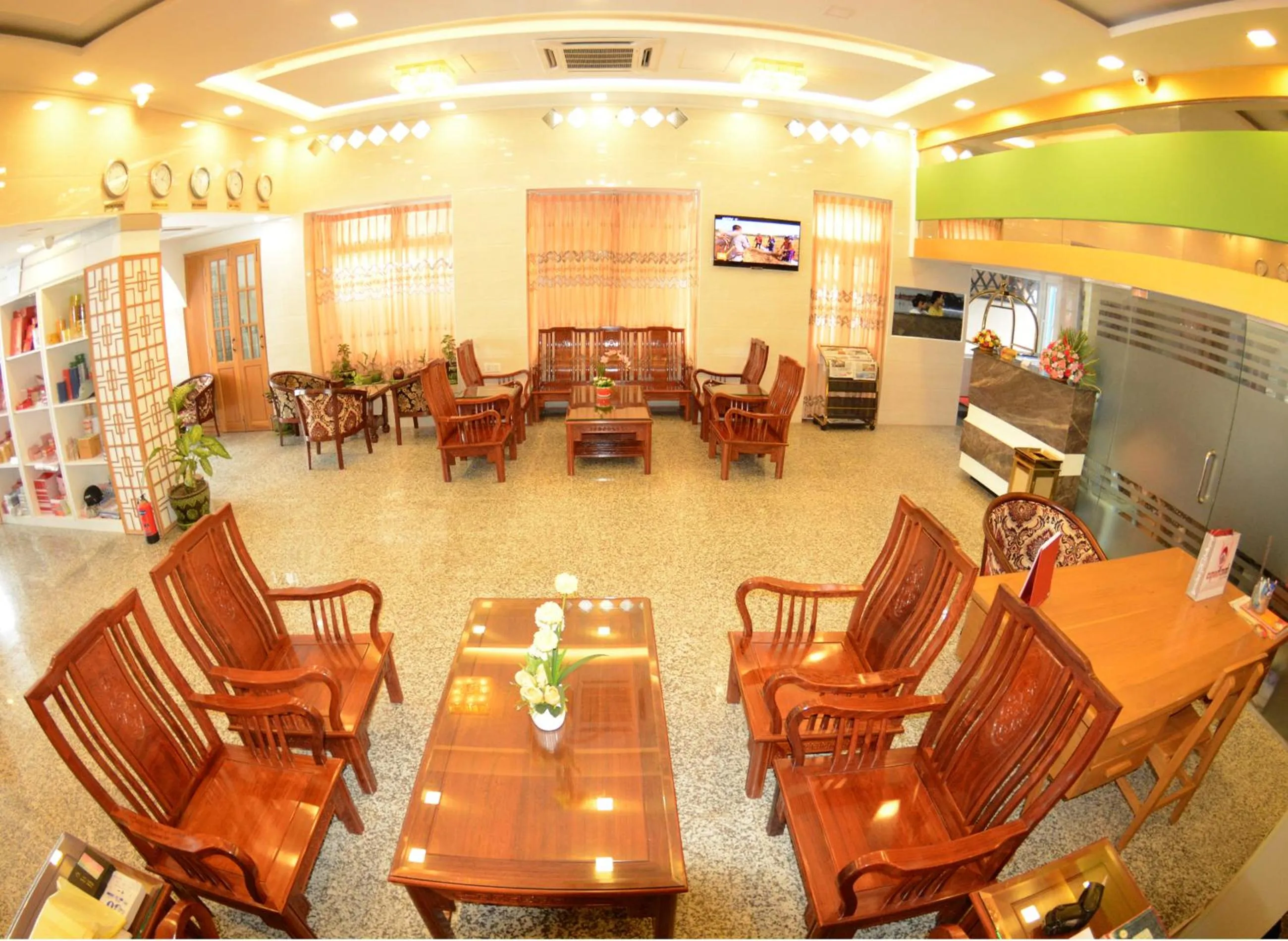 Bird's eye view in Kaung Myint Hotel