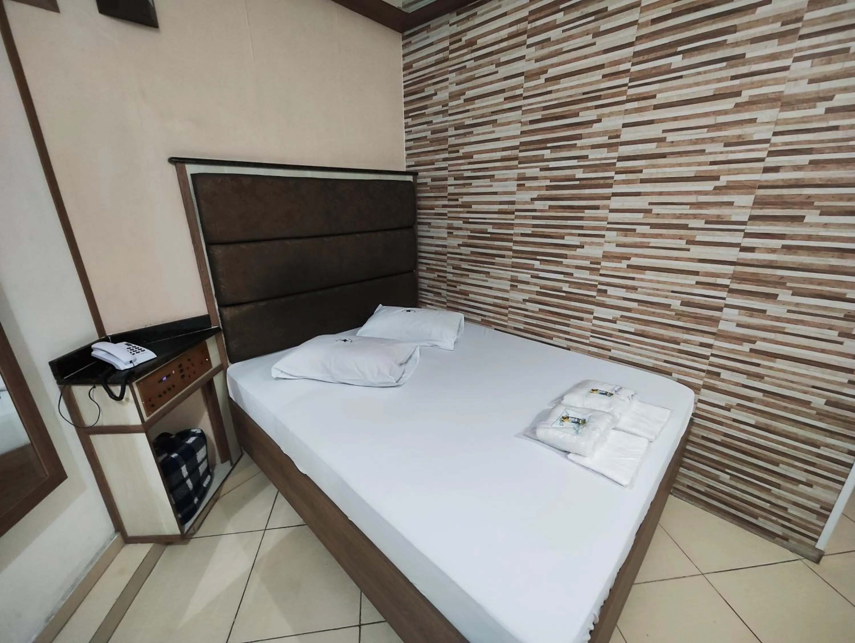 Bed in Hotel Estrela Carapicuíba