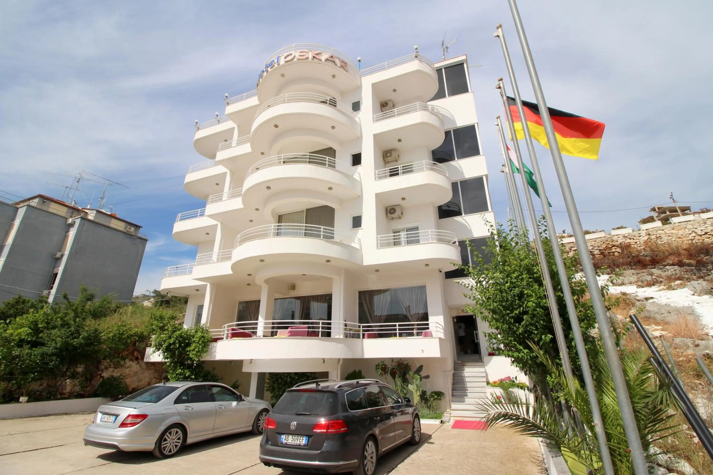 Property building in Oskar Hotel