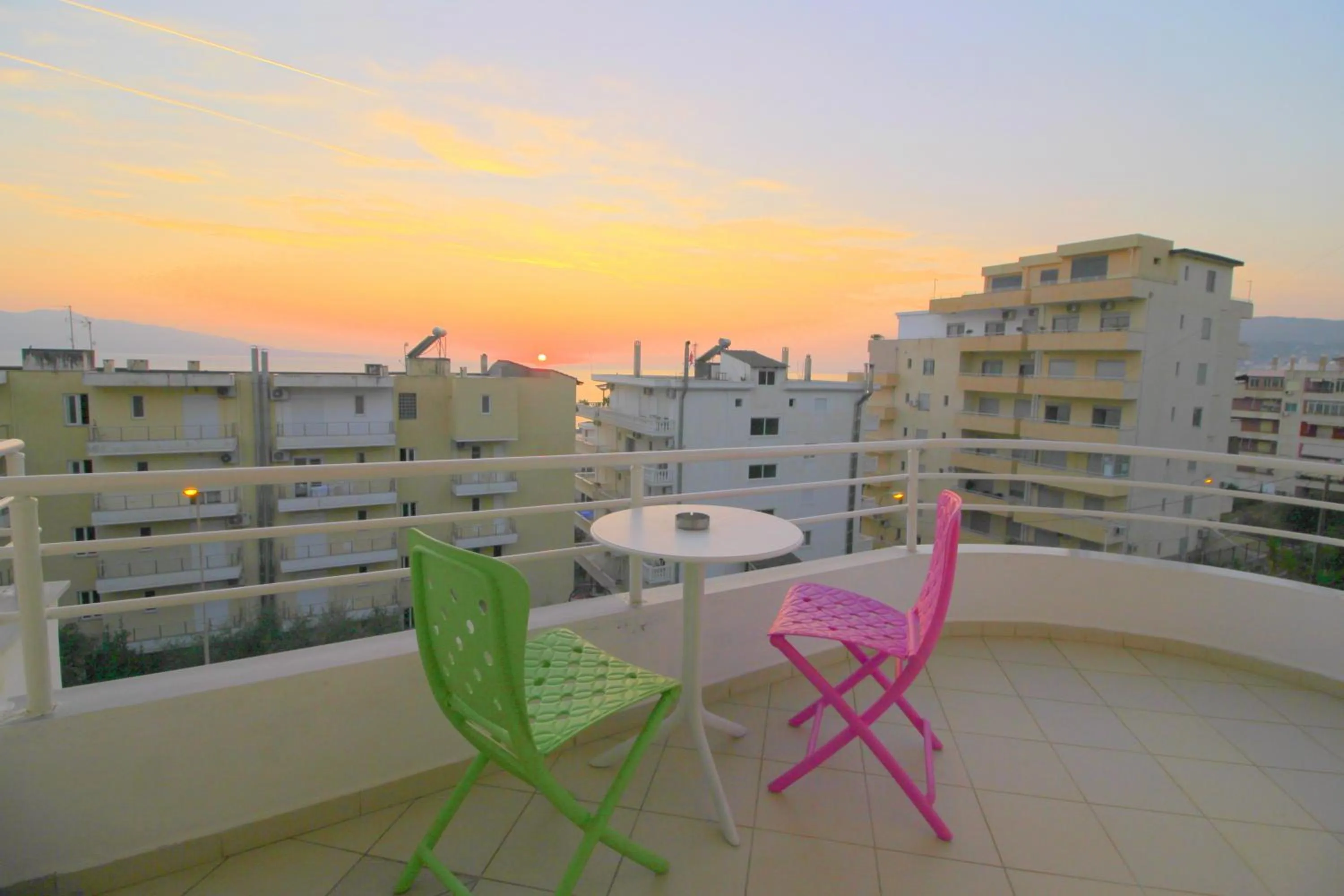 Balcony/Terrace in Oskar Hotel