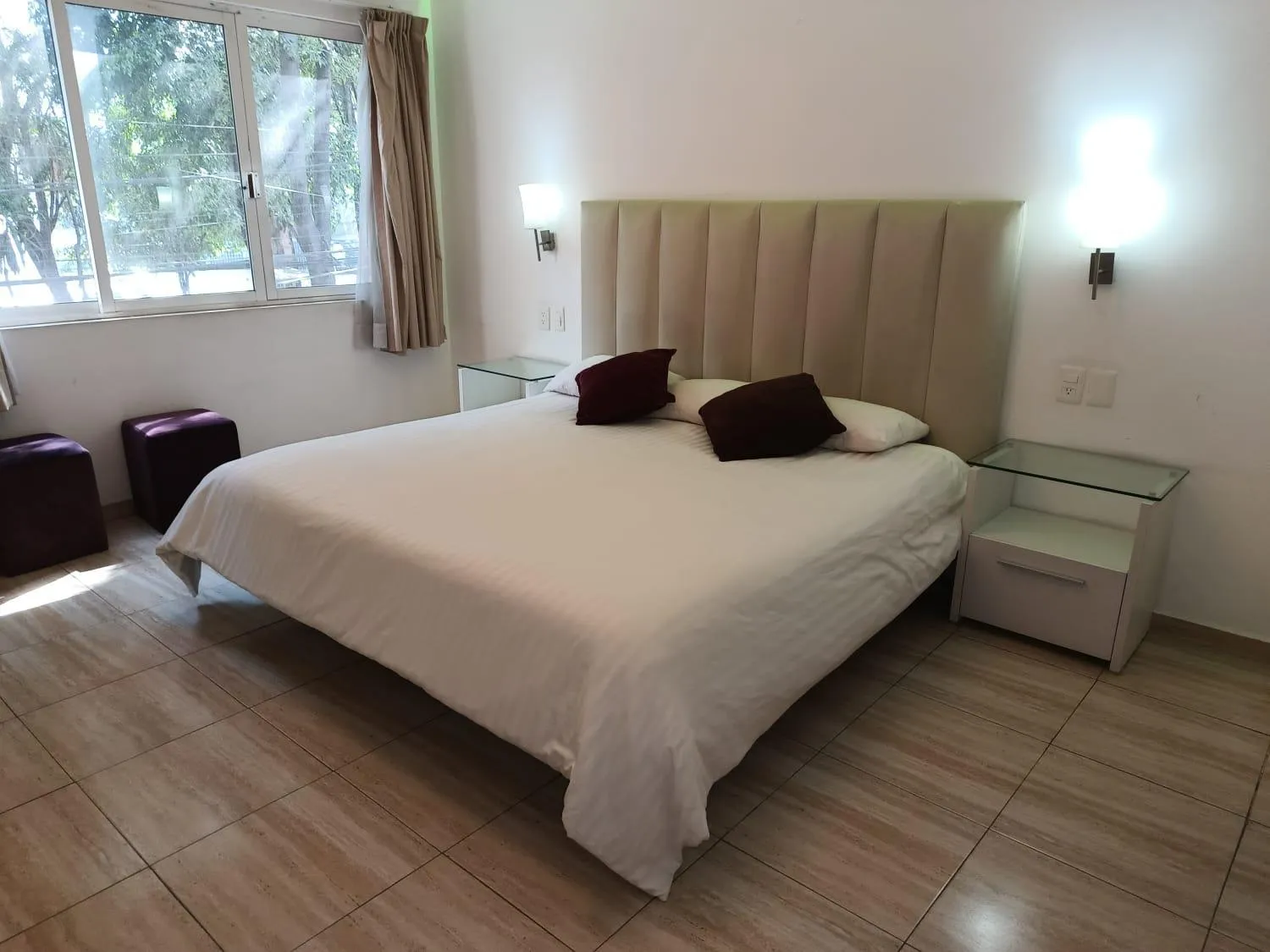 Bed in Hotel Condesa 185