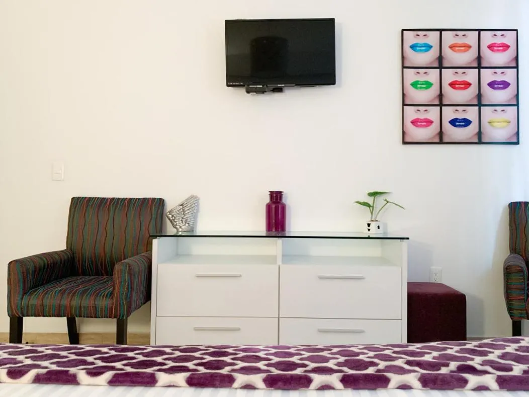 TV and multimedia in Hotel Condesa 185