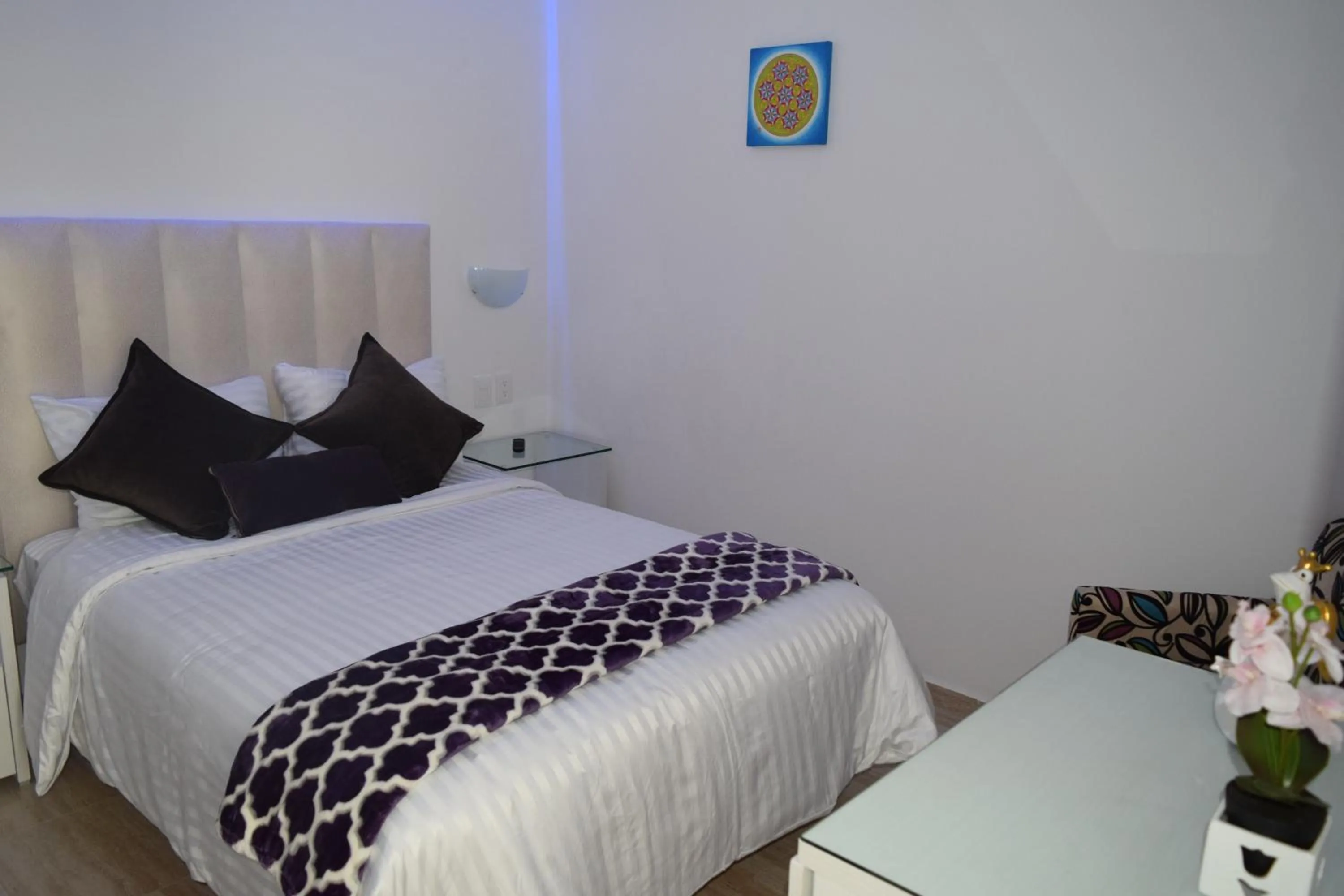 Bed in Hotel Condesa 185