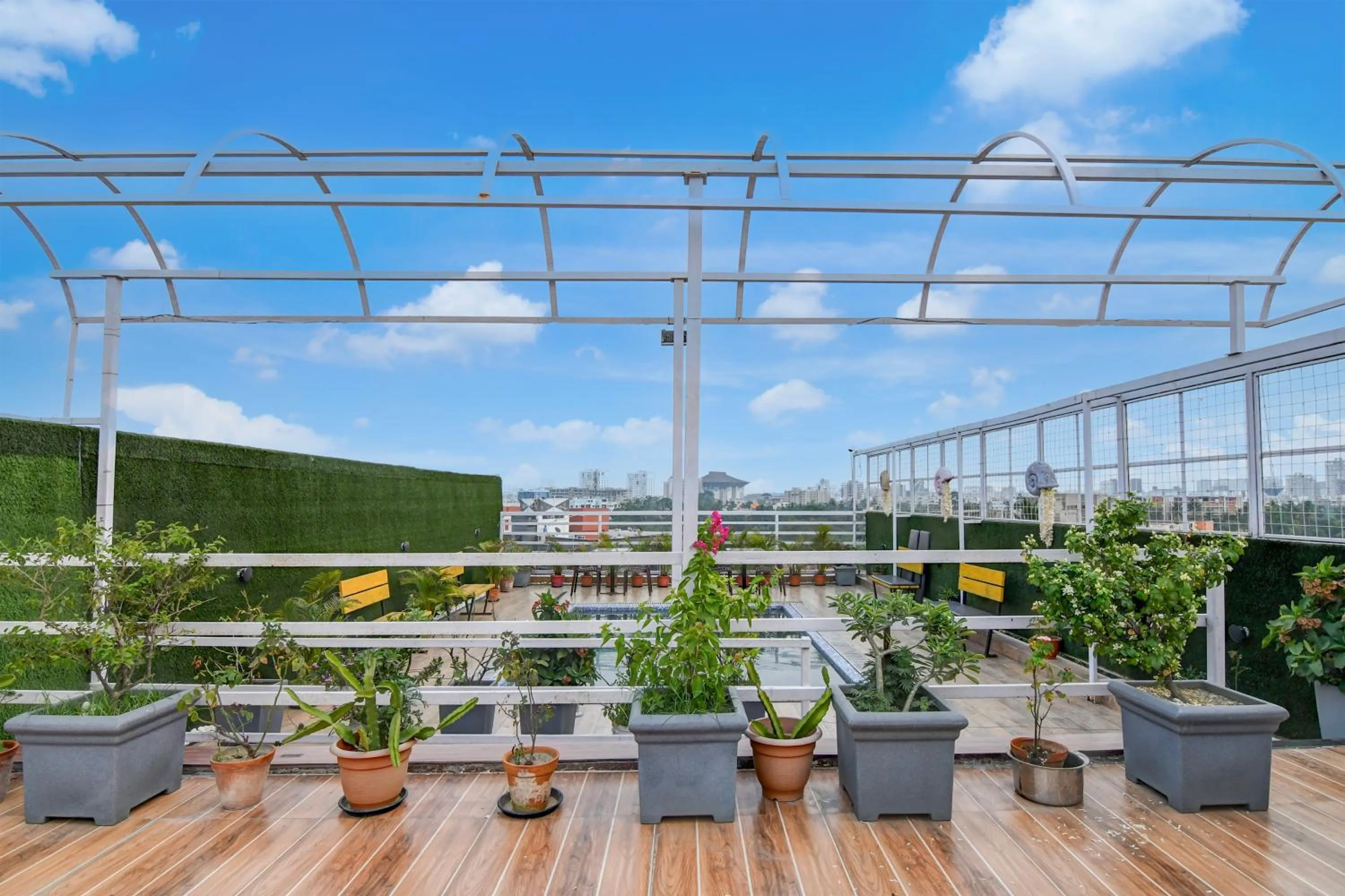 Balcony/Terrace in FabHotel Prime Eco Park - New Town