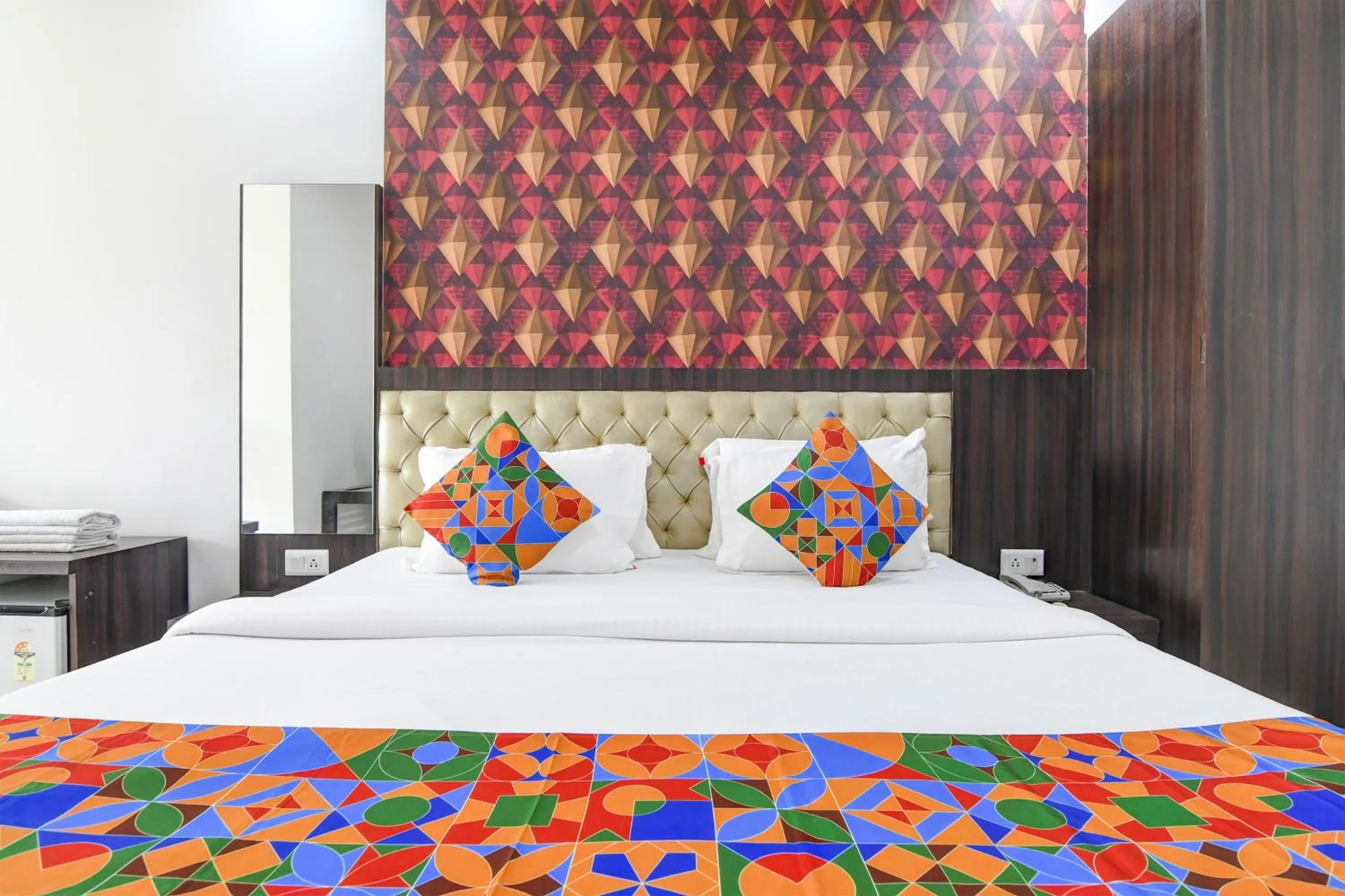 Bed in FabHotel Prime Eco Park - New Town