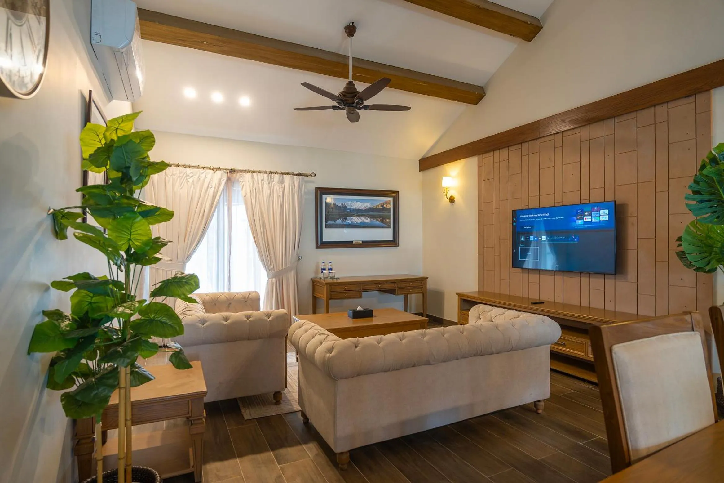 Seating area in K2 Hotel by Green Pak Skardu