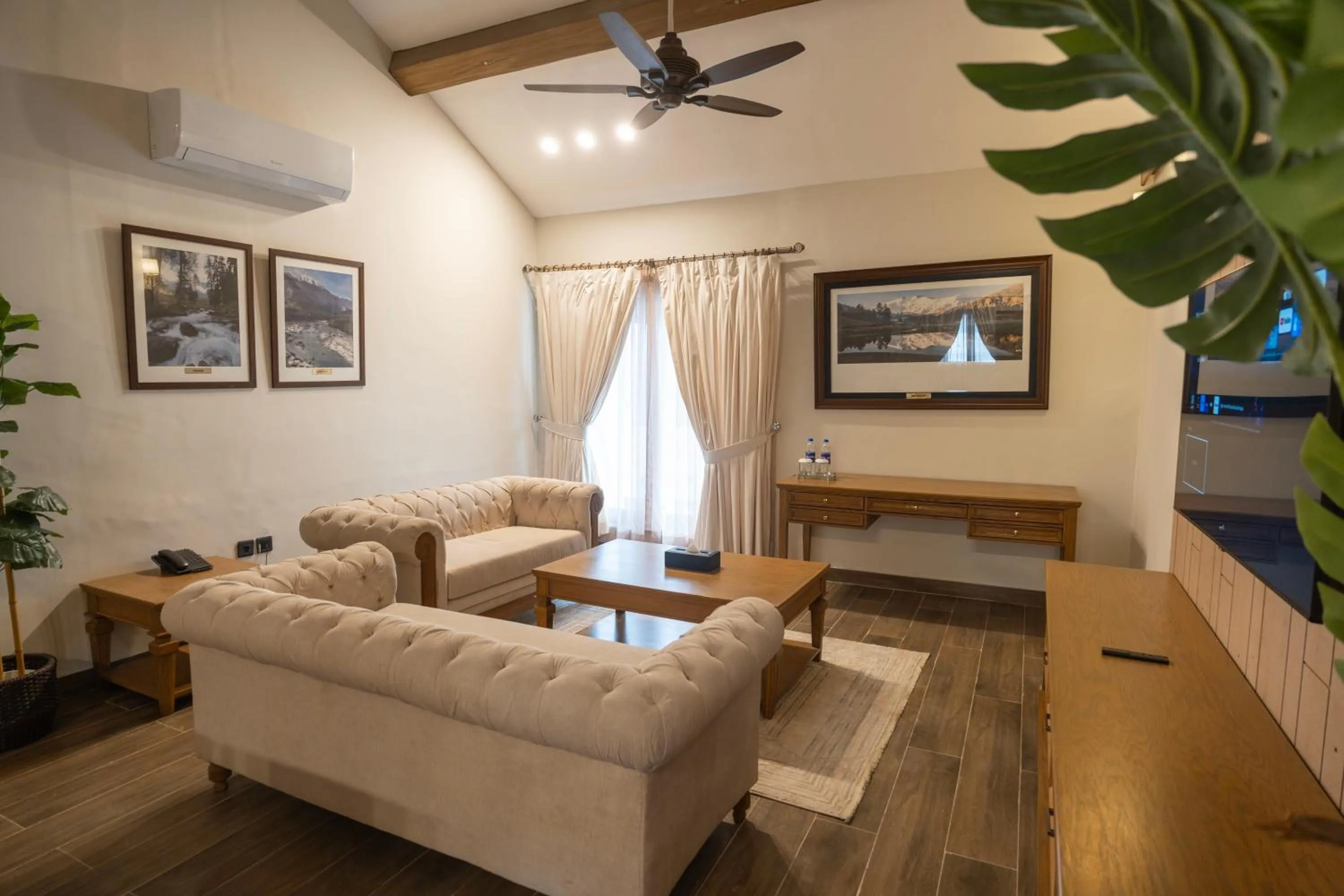 Seating area in K2 Hotel by Green Pak Skardu