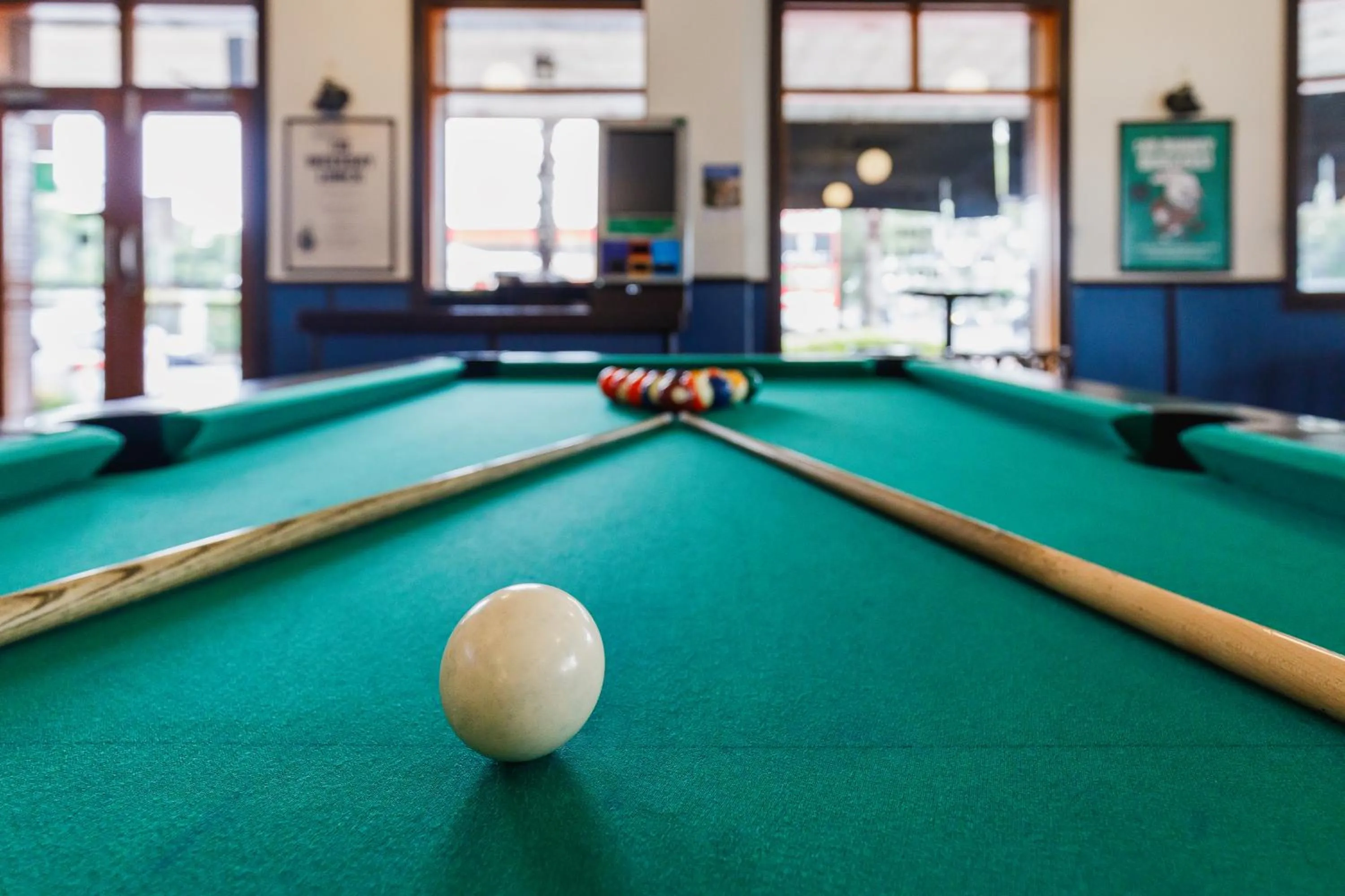 Billiard in The Lakes Hotel, Rosebery