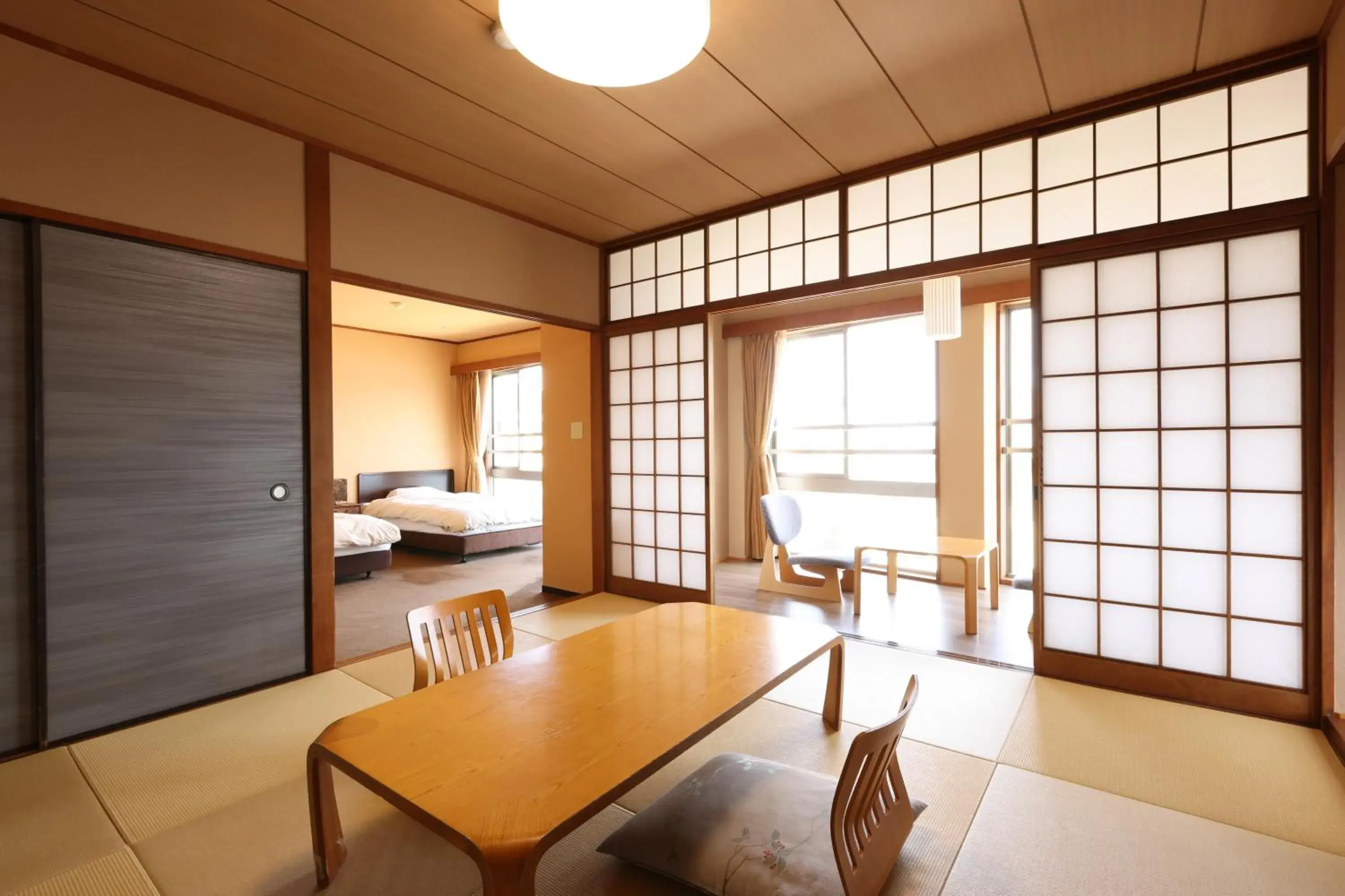 Bed in Miyahama Grand Hotel Bed in Miyahama Grand Hotel