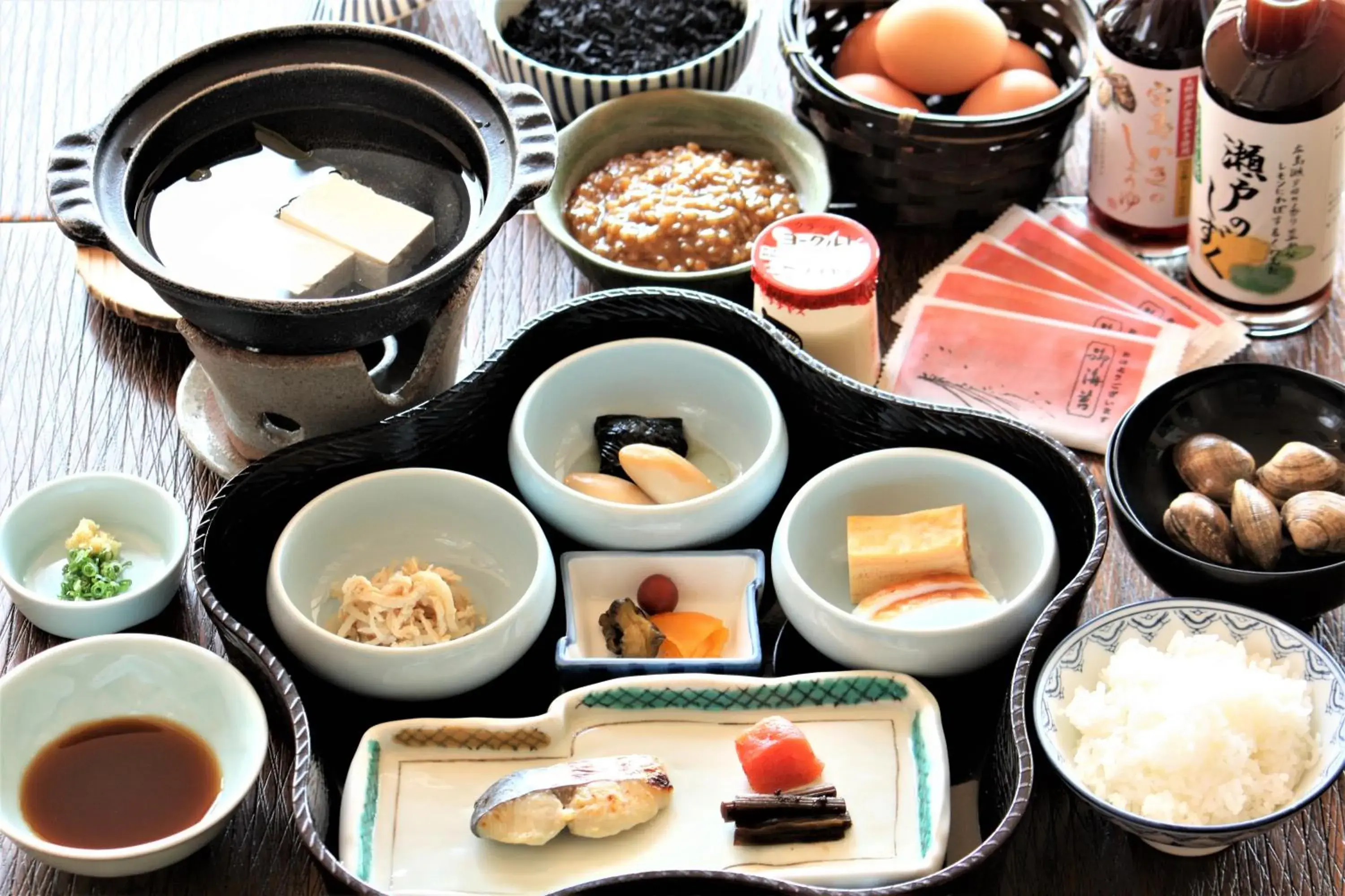 Breakfast in Miyahama Grand Hotel Breakfast in Miyahama Grand Hotel