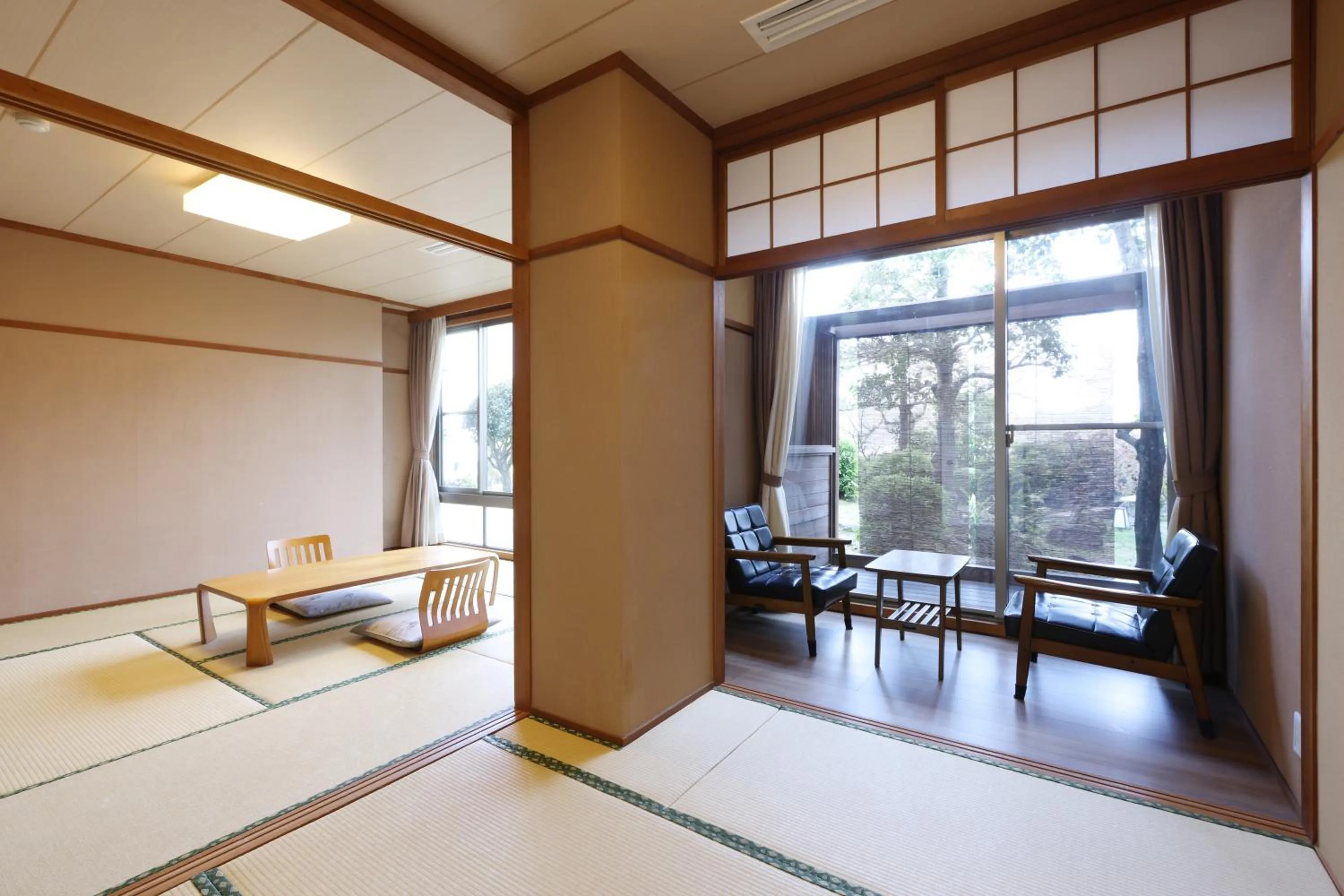 View (from property/room), Bed in Miyahama Grand Hotel