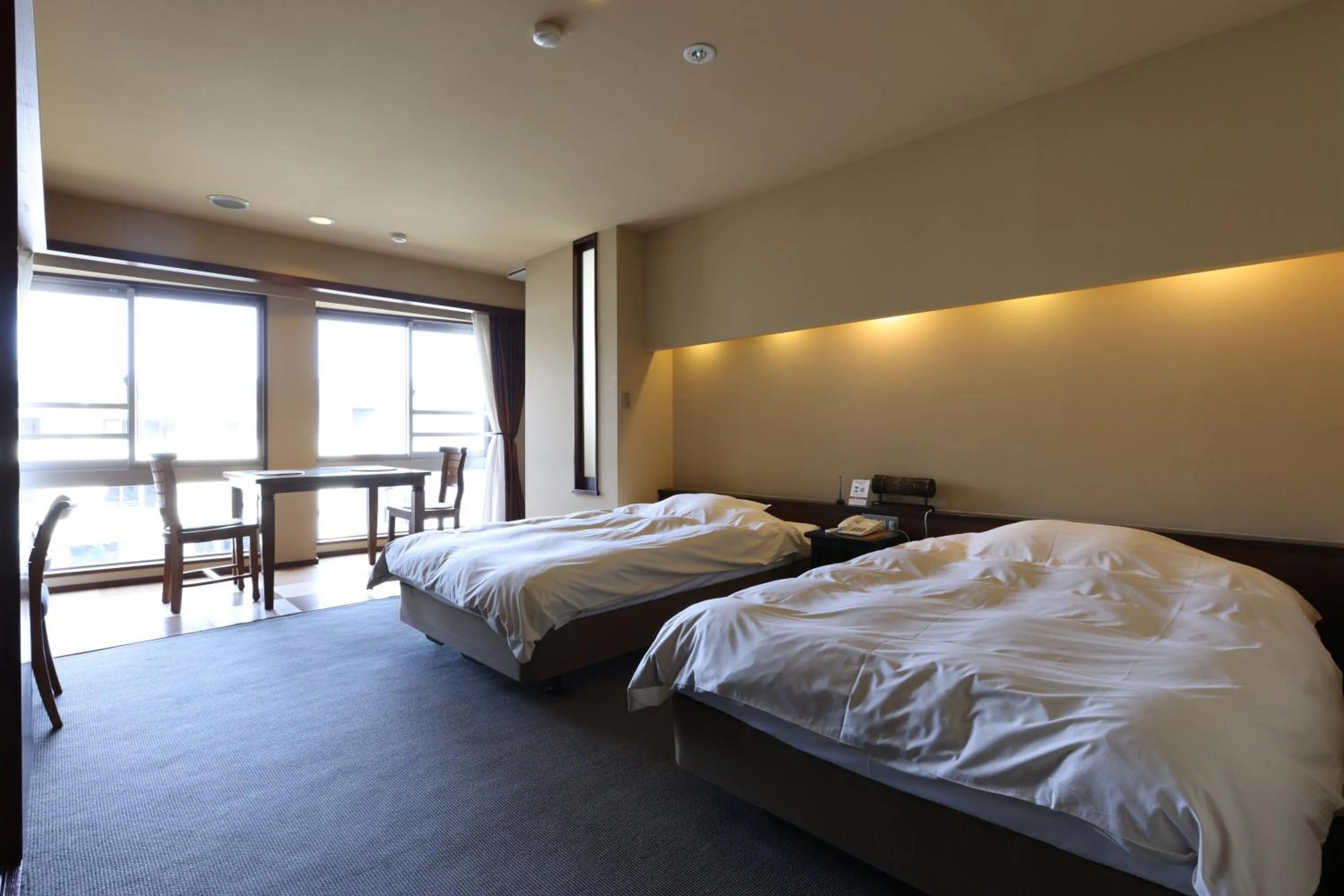 Bed in Miyahama Grand Hotel