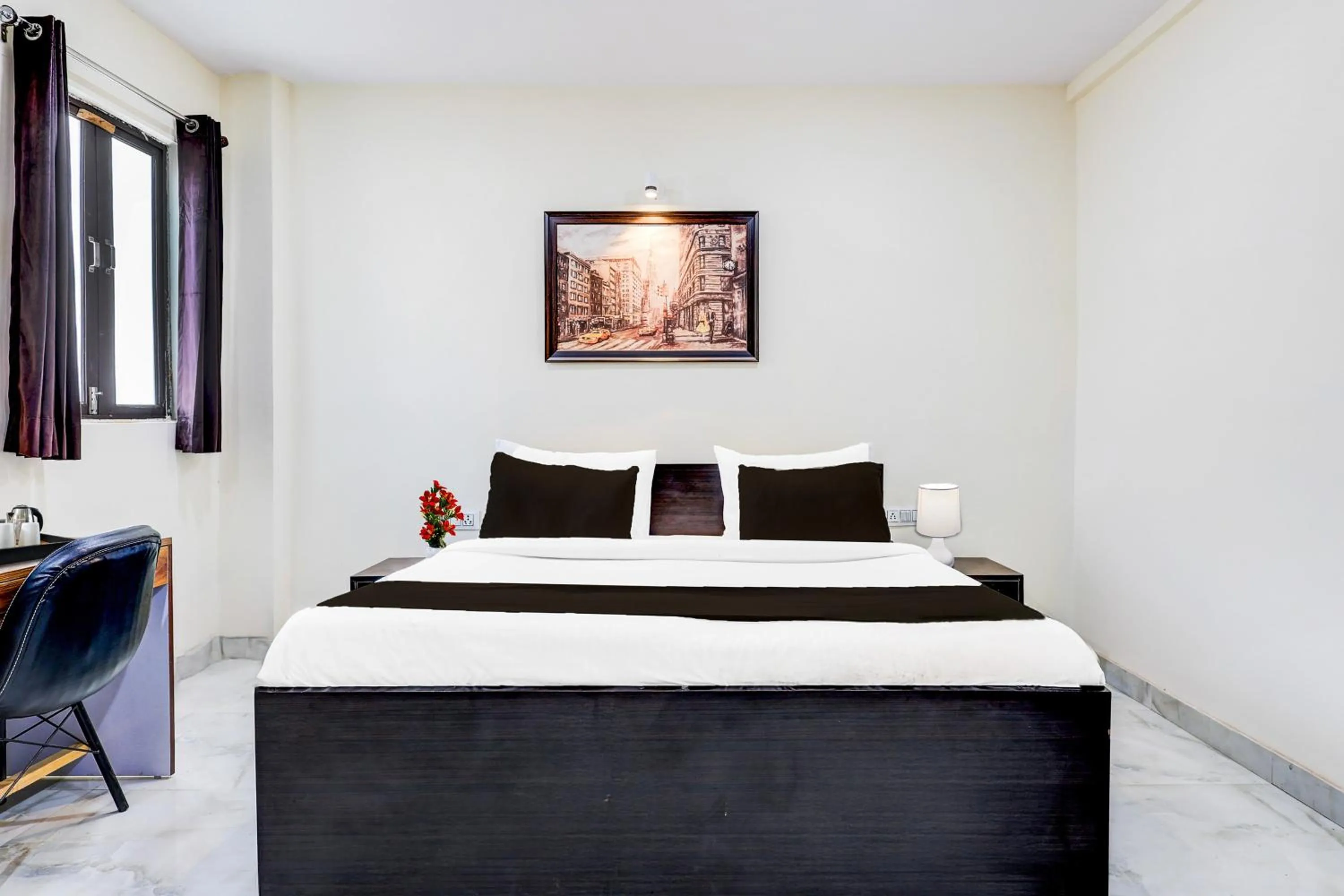 Bedroom, Bed in Super Hotel O Sector 25 Near Iskcon Temple Formerly Hotel Amazing House