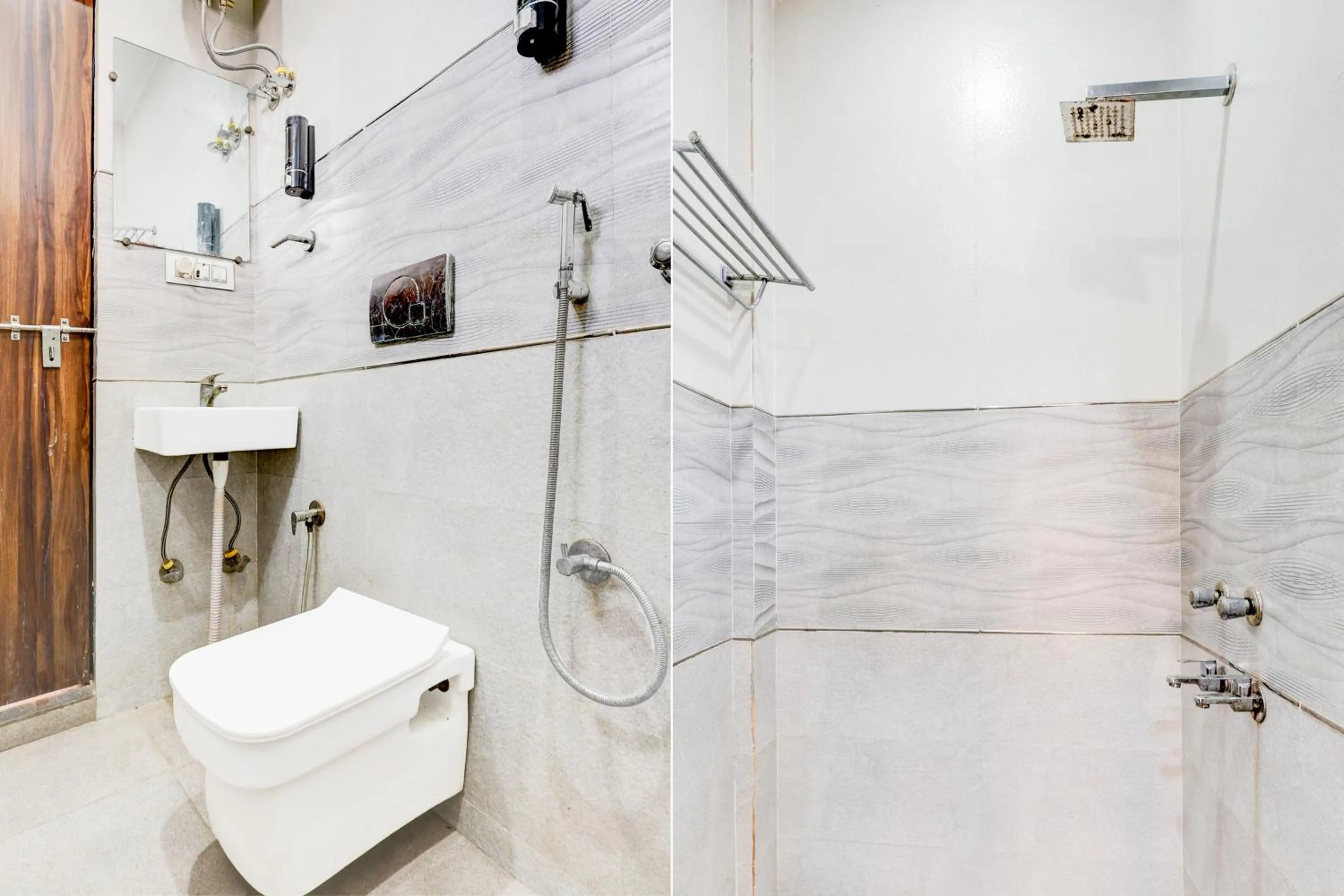 Bathroom in Super Hotel O Sector 25 Near Iskcon Temple Formerly Hotel Amazing House