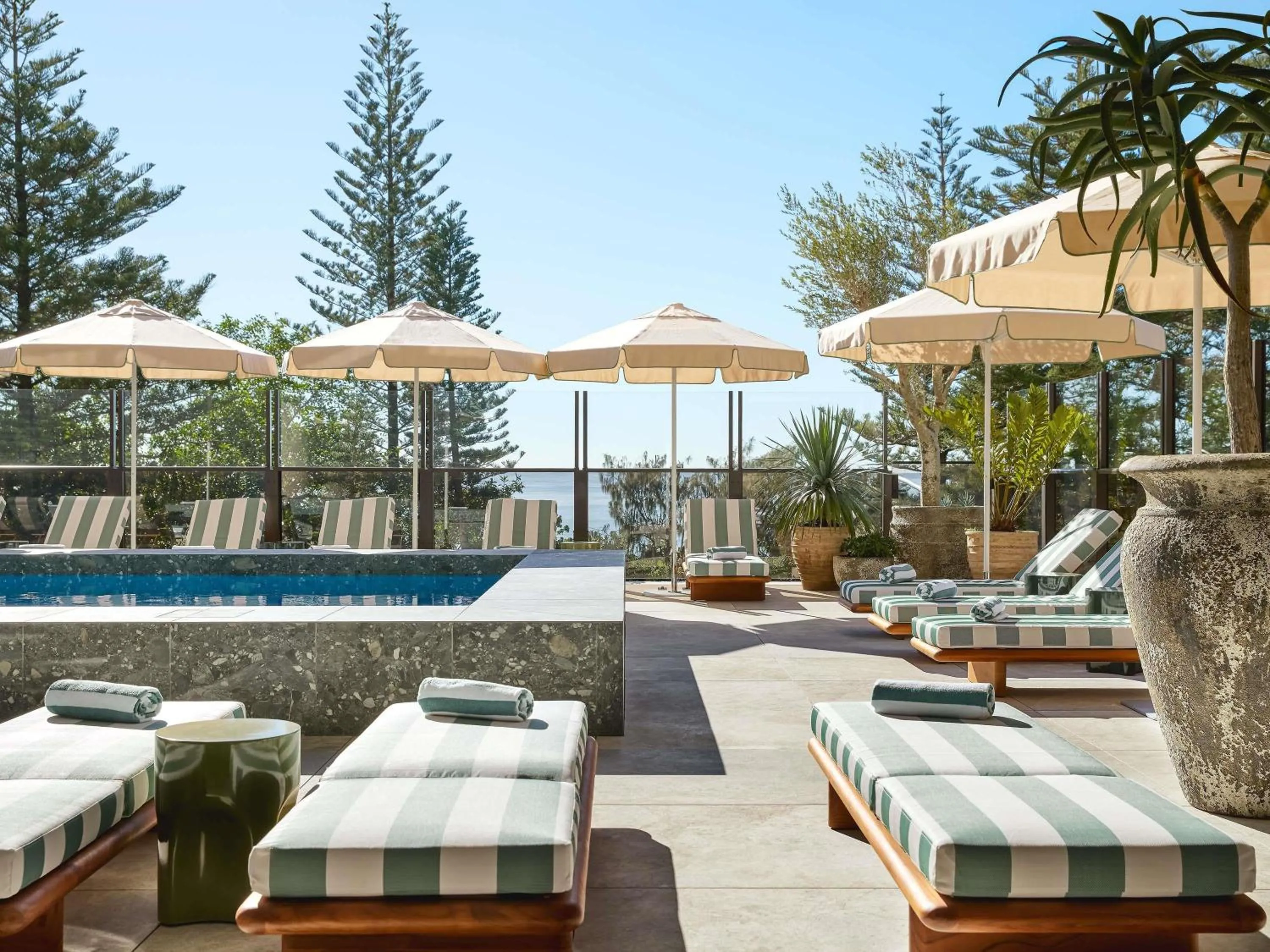 Pool view in Mondrian Gold Coast