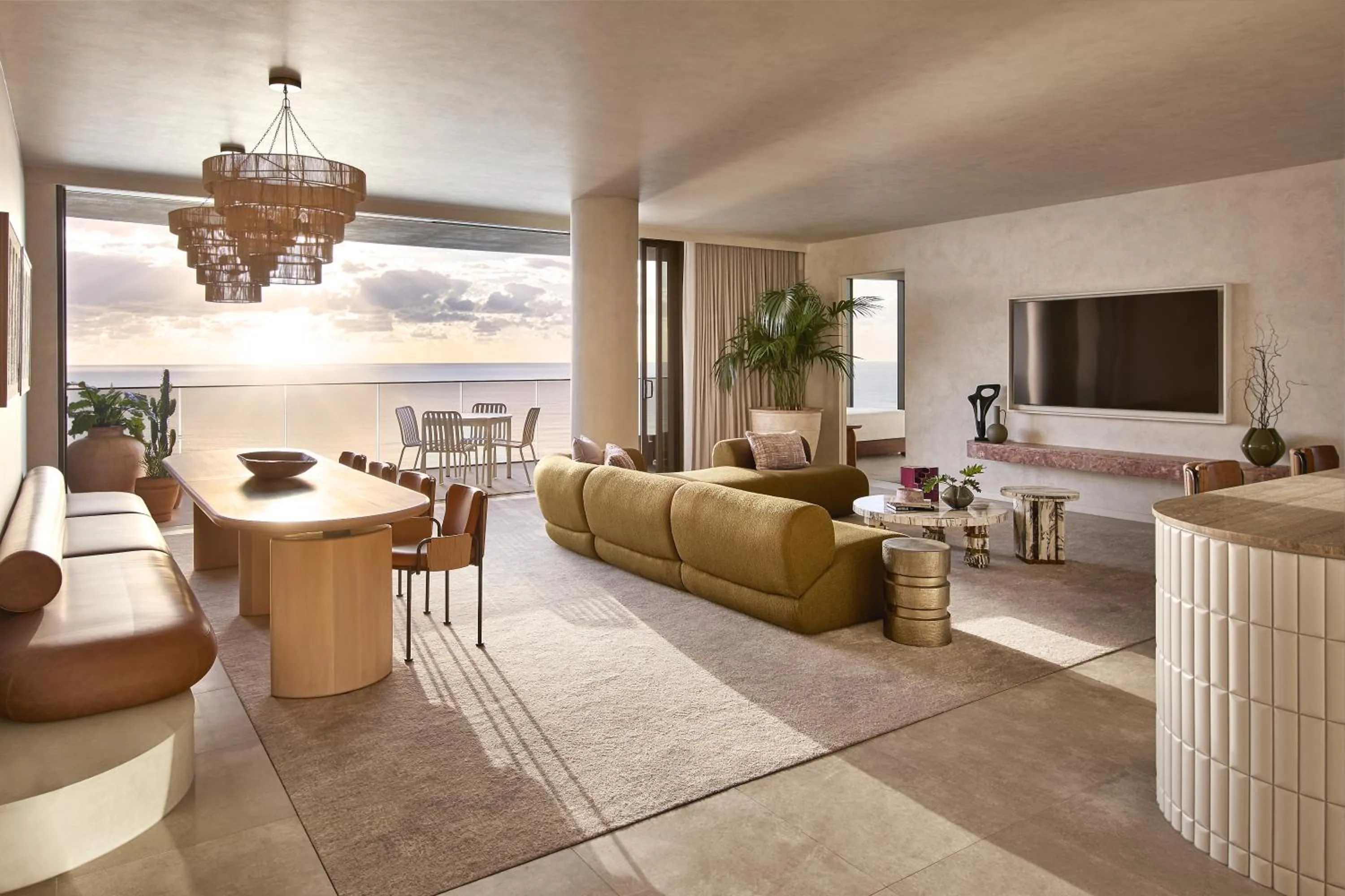 Seating area in Mondrian Gold Coast