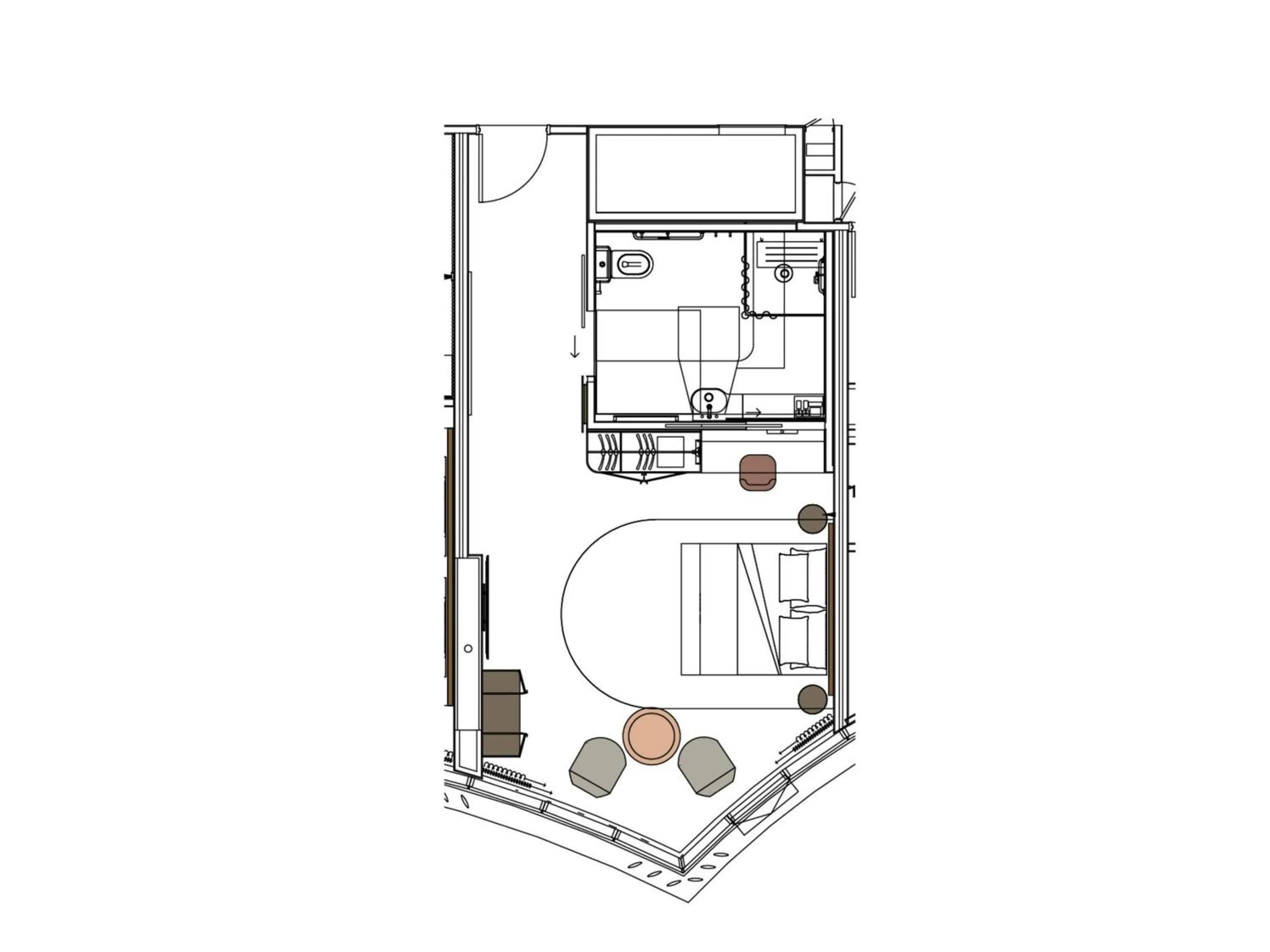 Bedroom in Mondrian Gold Coast